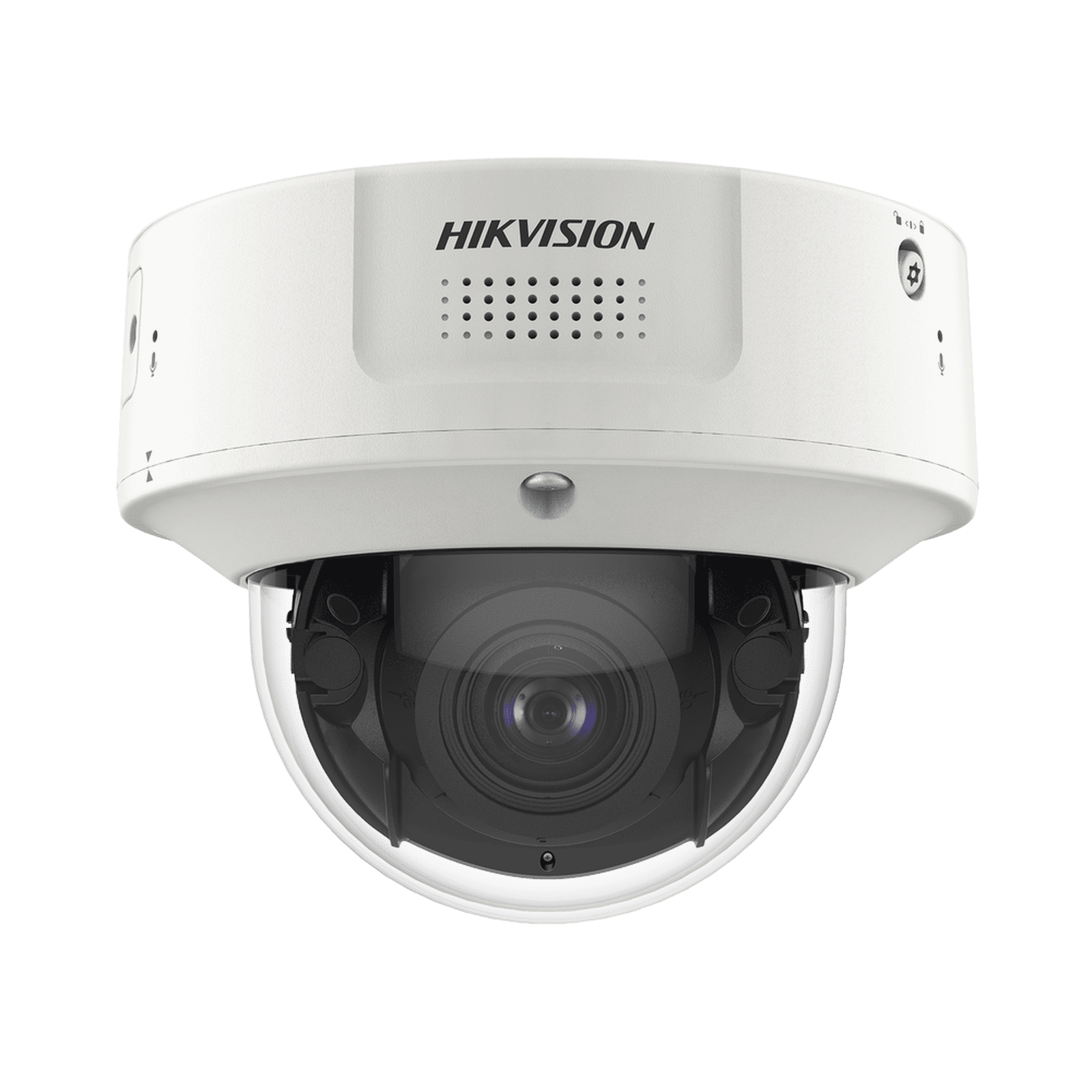 Domo IP 4 Megapixel / Lente Mot. 2.8 a 12 mm / 40 mts IR EXIR / IK10 / IP67 / H.265+ / WDR 140 dB / Captura Facial / DeepinView / Búsqueda por Atributos / 2 Micrófonos Integrados / Micro SD IDS-2CD7146G0-IZS(D) - HIKVISION