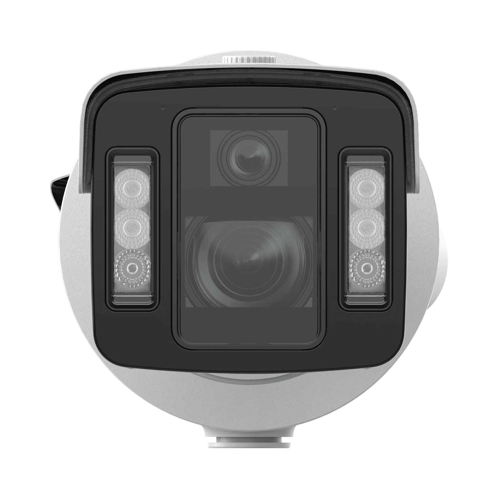 [TandemVu] Bala IP Dual 4 Megapixel (2 Lentes) / Lente Fijo (4 mm / ColorVu) y Lente Mot. (5 a 20 mm / DarkFighter X) / Luz Dual (IR y Luz Blanca) / IP67 / IK10 / Reconocimiento Facial / ACUSENSE / WDR 140 dB / DeepinView / Búsqueda por Atributos IDS-2CD8A48G0-XZS(5-20/4) - HIKVISION