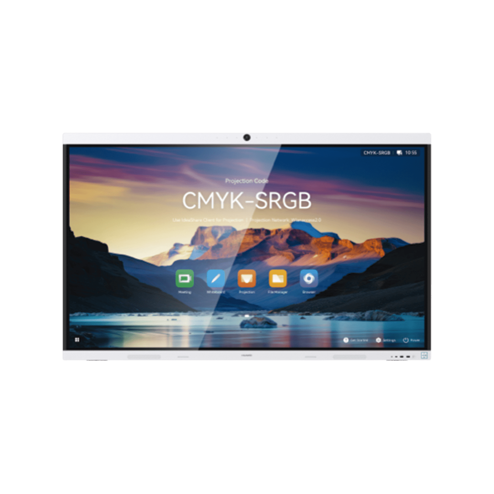 HUAWEI IdeaHub B3, Pantalla interactiva para Colaboración Inteligente, 65″, 4K UHD, Harmony, Wi-Fi 6, Seguimiento de Voz, BYOM, Administración desde la Nube Gratis, blanco Jade IHB3-65SA - HUAWEI