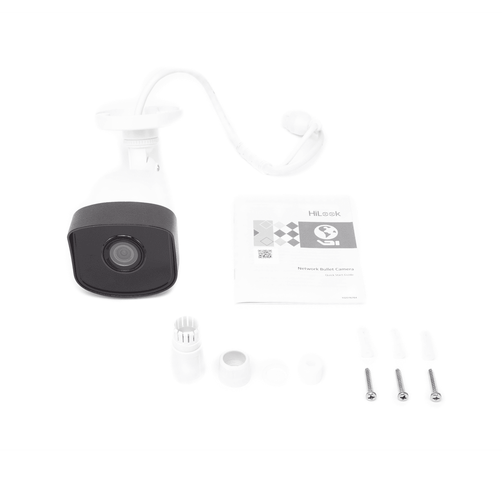 HiLook Series / Bala IP 4 Megapixel / Lente 2.8 mm / 30 mts IR / Exterior IP67 / PoE / WDR 120 dB / H.265+ / ONVIF IPC-B140H(C) - HiLook by HIKVISION