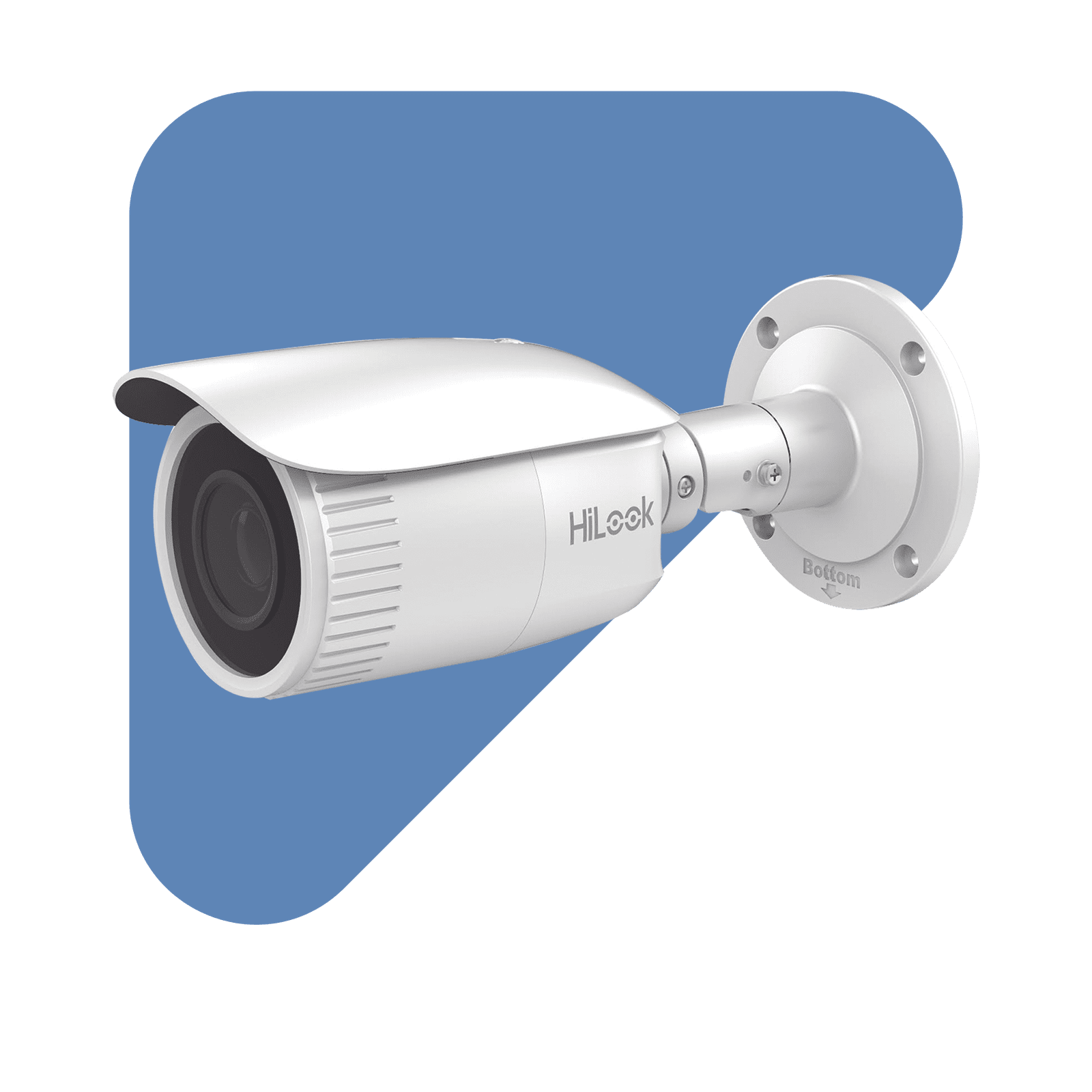 Bala IP 4 Megapixel / Lente Motorizado 2.8 – 12 mm / 30 mts IR EXIR / PoE / Exterior IP67 / WDR 120 dB / Micro SD / ONVIF IPC-B640H-Z(C) - HiLook by HIKVISION