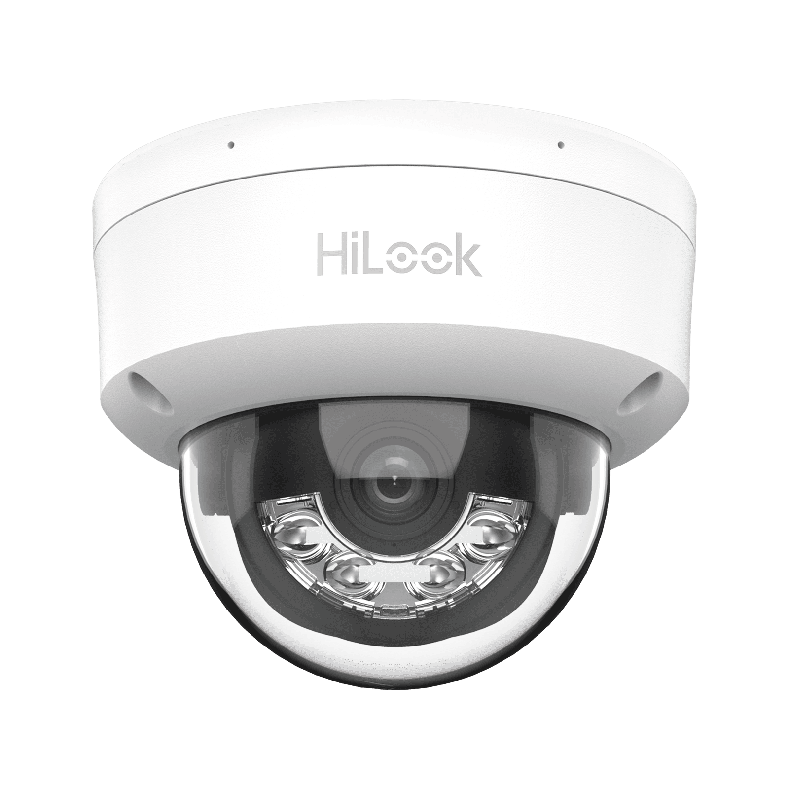 [Dual Light] HiLook Series / Domo IP de 4 Megapixel / Uso en interior / Lente 2.8 mm / 20 mts IR + 20 mts Luz Blanca / Micrófono Integrado / ACUSENSE Lite / PoE / dWDR / H.265+ / ONVIF IPC-D140HA-LUC - HiLook by HIKVISION