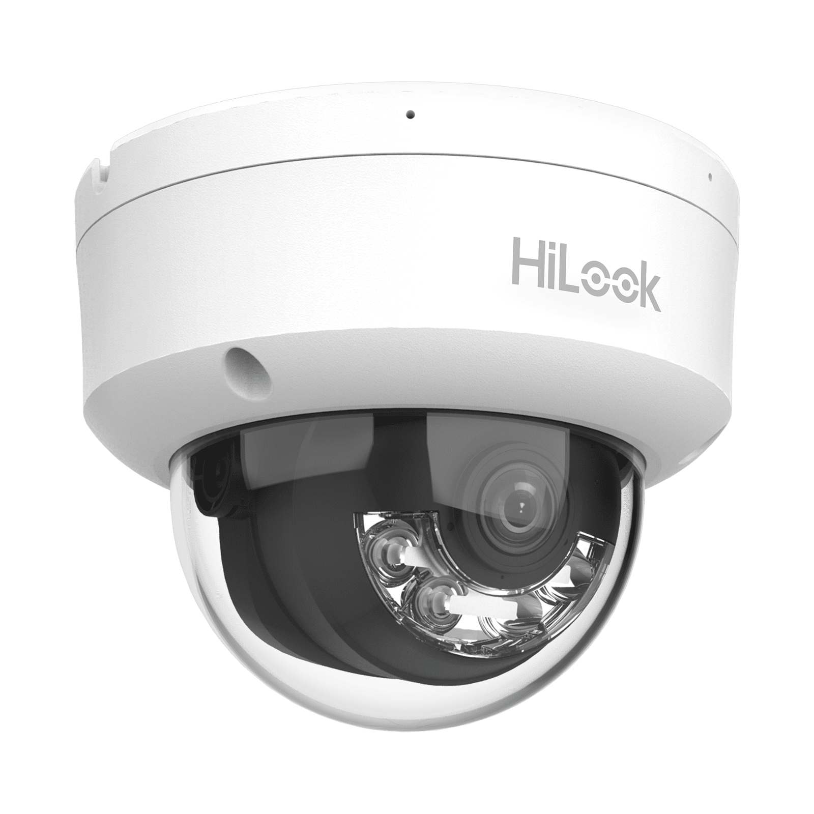 [Dual Light] HiLook Series / Domo IP de 4 Megapixel / Uso en interior / Lente 2.8 mm / 20 mts IR + 20 mts Luz Blanca / Micrófono Integrado / ACUSENSE Lite / PoE / dWDR / H.265+ / ONVIF IPC-D140HA-LUC - HiLook by HIKVISION