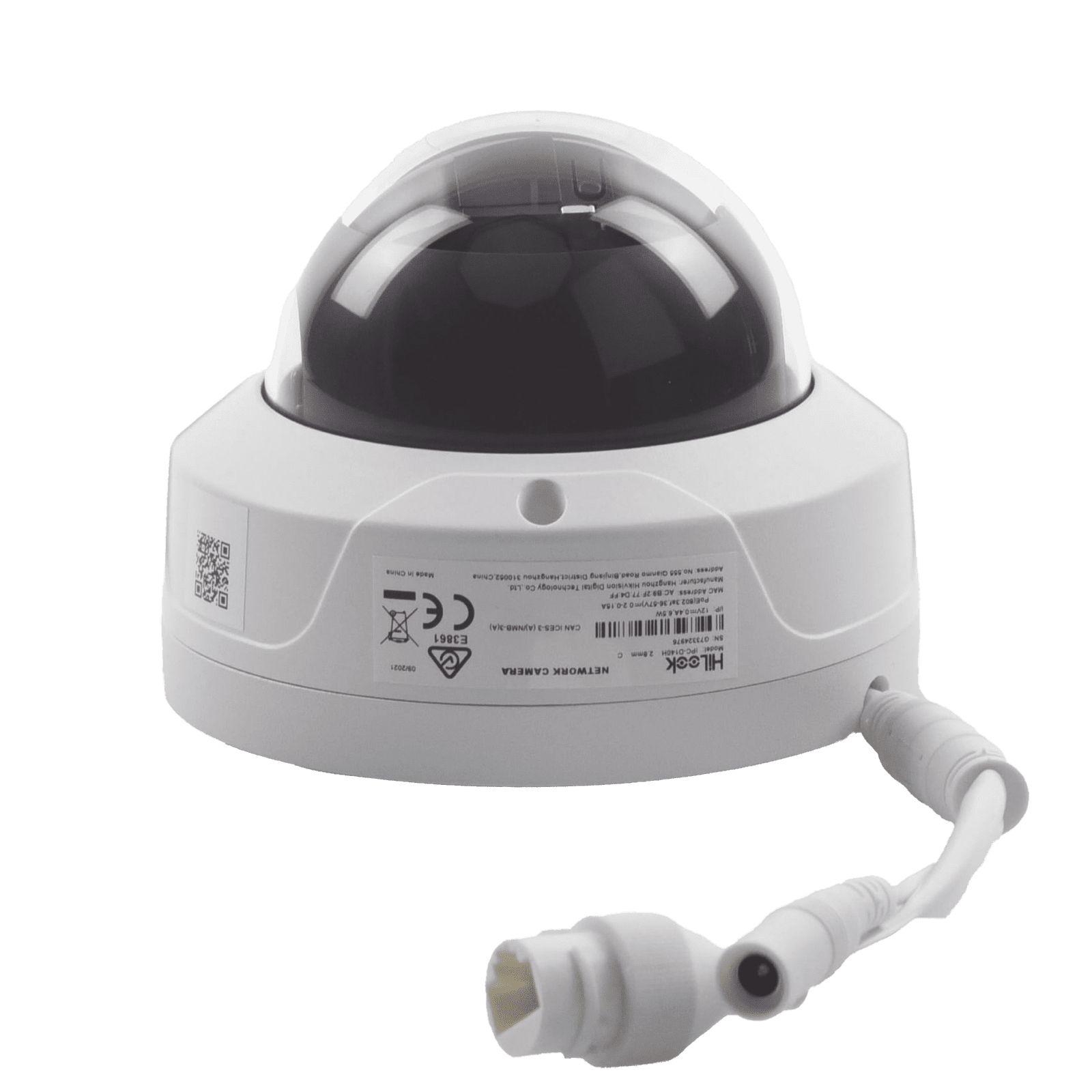 HiLook Series / Domo IP 4 Megapixel / Lente 2.8 mm / 30 mts IR / Exterior IP67 / IK10 / PoE / WDR / ONVIF IPC-D140H(C) - HiLook by HIKVISION