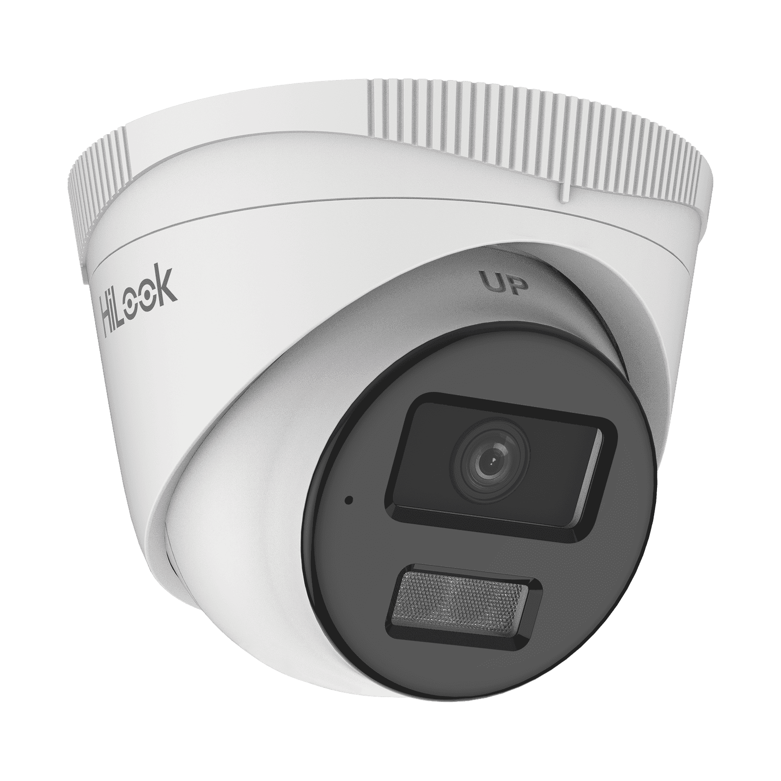 [Dual Light] Turret IP 4 Megapixel  / Lente 2.8 mm / 20 mts IR + 20 mts Luz Blanca / Micrófono Integrado / ACUSENSE Lite / Exterior IP67 / PoE / dWDR / H.265+ / ONVIF IPC-T240HA-LUC - HiLook by HIKVISION