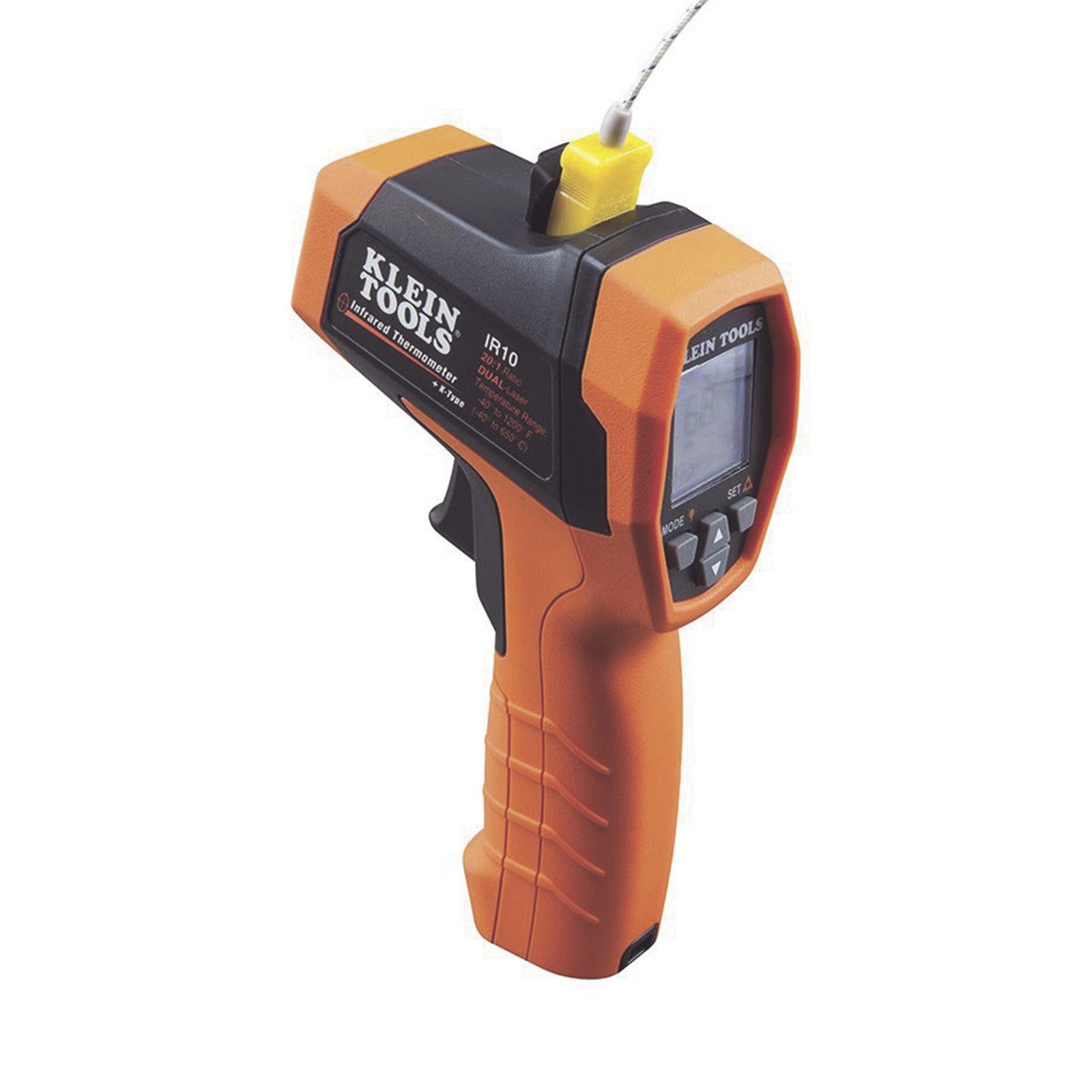 Termómetro Infrarrojo de Doble Láser 20:1. (-40° a 650° C). IR-10K - KLEIN TOOLS