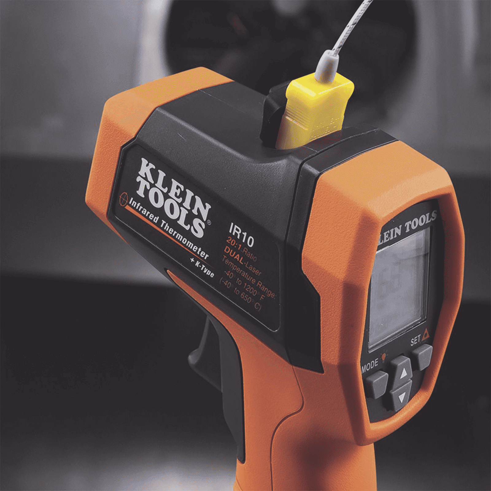 Termómetro Infrarrojo de Doble Láser 20:1. (-40° a 650° C). IR-10K - KLEIN TOOLS
