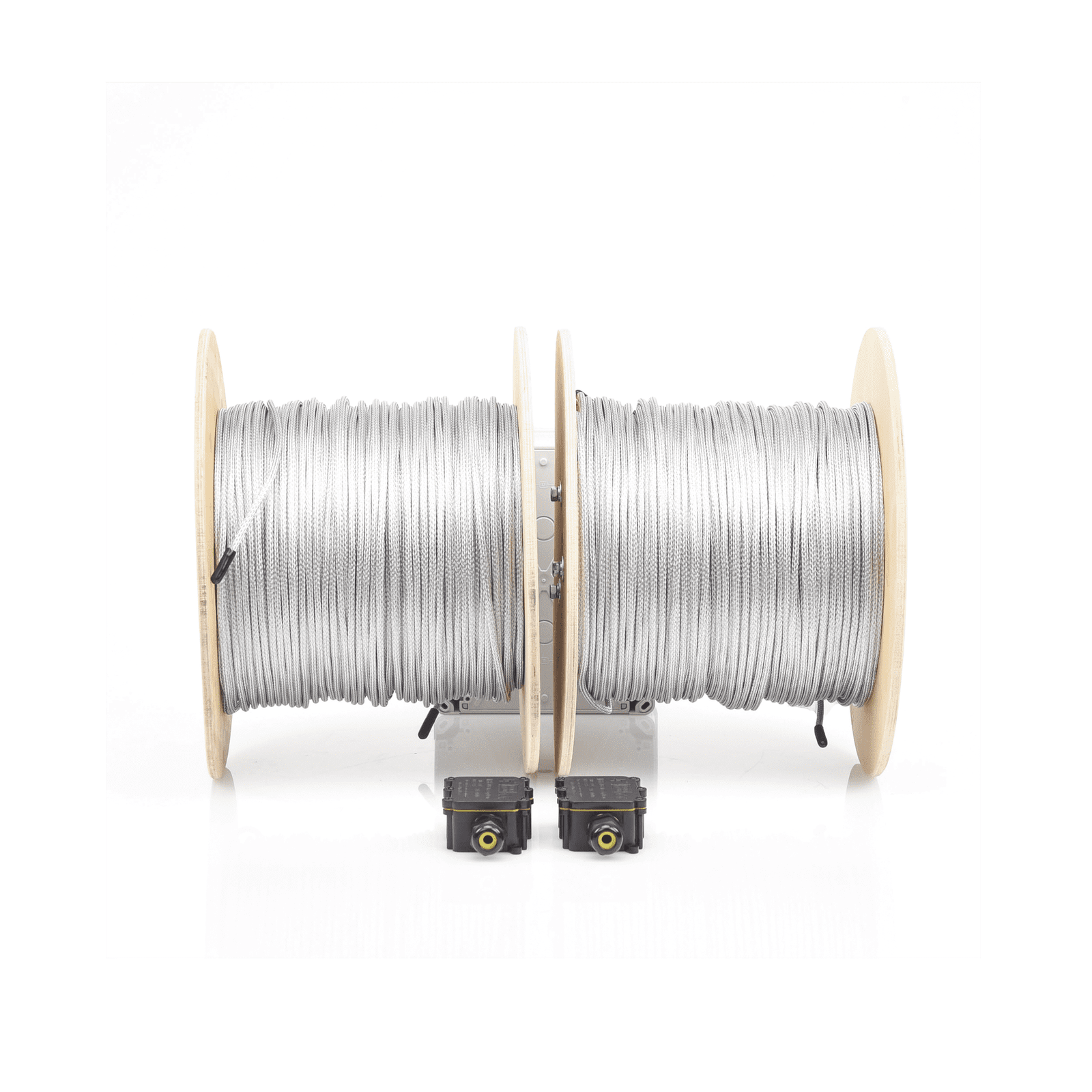 Kit de Cable Sensor Perimetral para Cerca Ciclonicas IRONCLAD / 610 METROS DE PROTECCION / 2 ZONAS; 305 METROS POR ZONA / Sin Falsas Alarmas por Viento / TODO Incluido/ TARJETA LPU400/ Calibración por Software IROC-2Z-1000-V2 - RBTEC