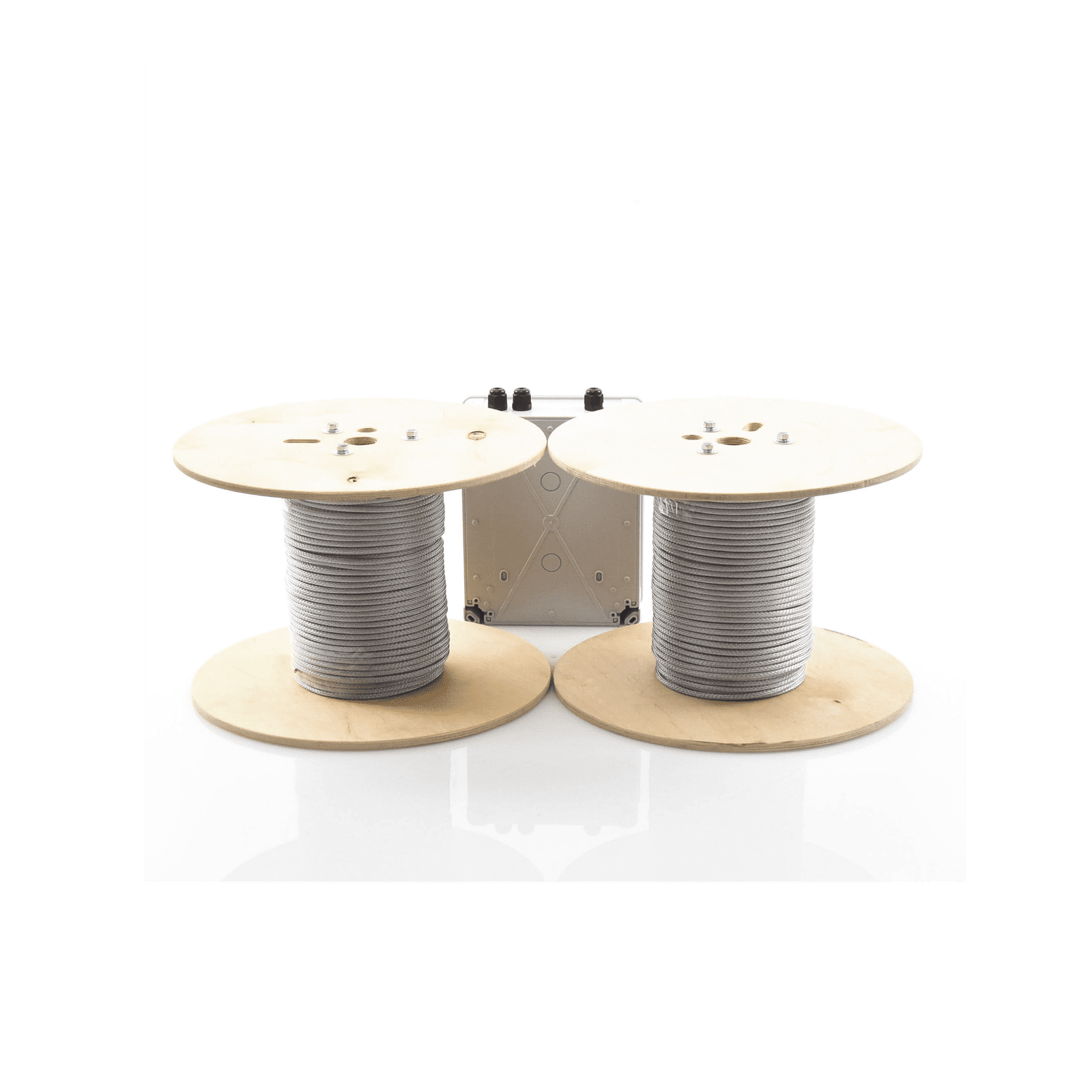 Kit de Cable Sensor Para Cerca Ciclonica IRONCLAD / 150 METROS / 2 ZONAS; 75 METROS POR ZONA / Sin Falsas Alarmas por Viento / TODO Incluido/TARJETA LPU400/ Calibración por Software IROC-2Z-250-V2 - RBTEC