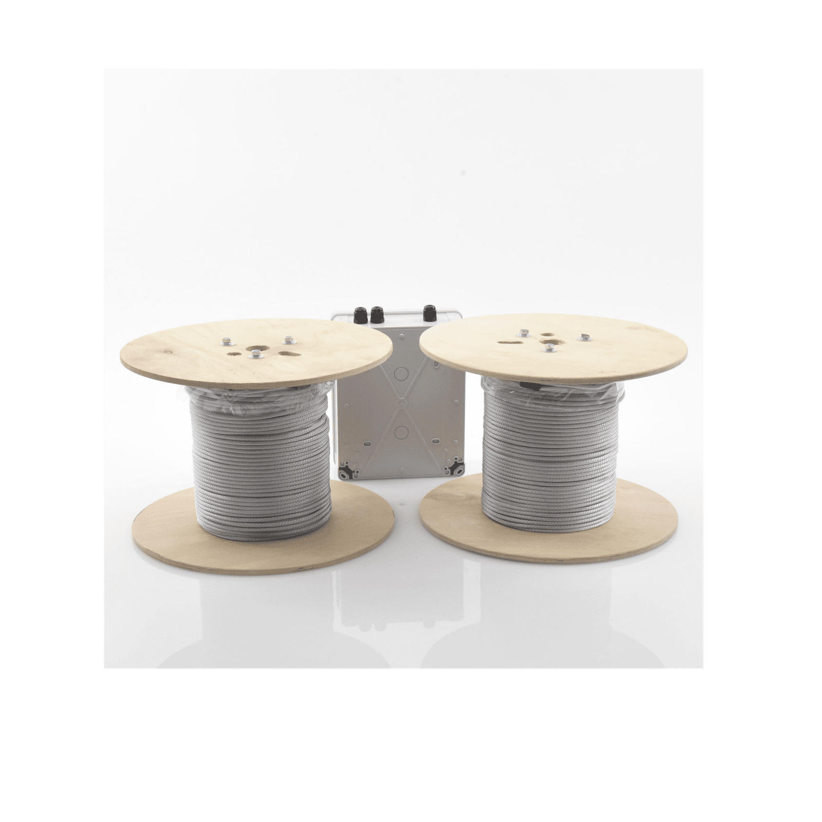 Kit de Cable Sensor Perimetral Para Cercas Ciclonicas IRONCLAD/ 305 METROS / 2 ZONAS; 152 METROS POR ZONA / Sin Falsas Alarmas por Viento / TODO Incluido TARJETA LPU400/ Calibración por Software IROC-2Z-500-V2 - RBTEC