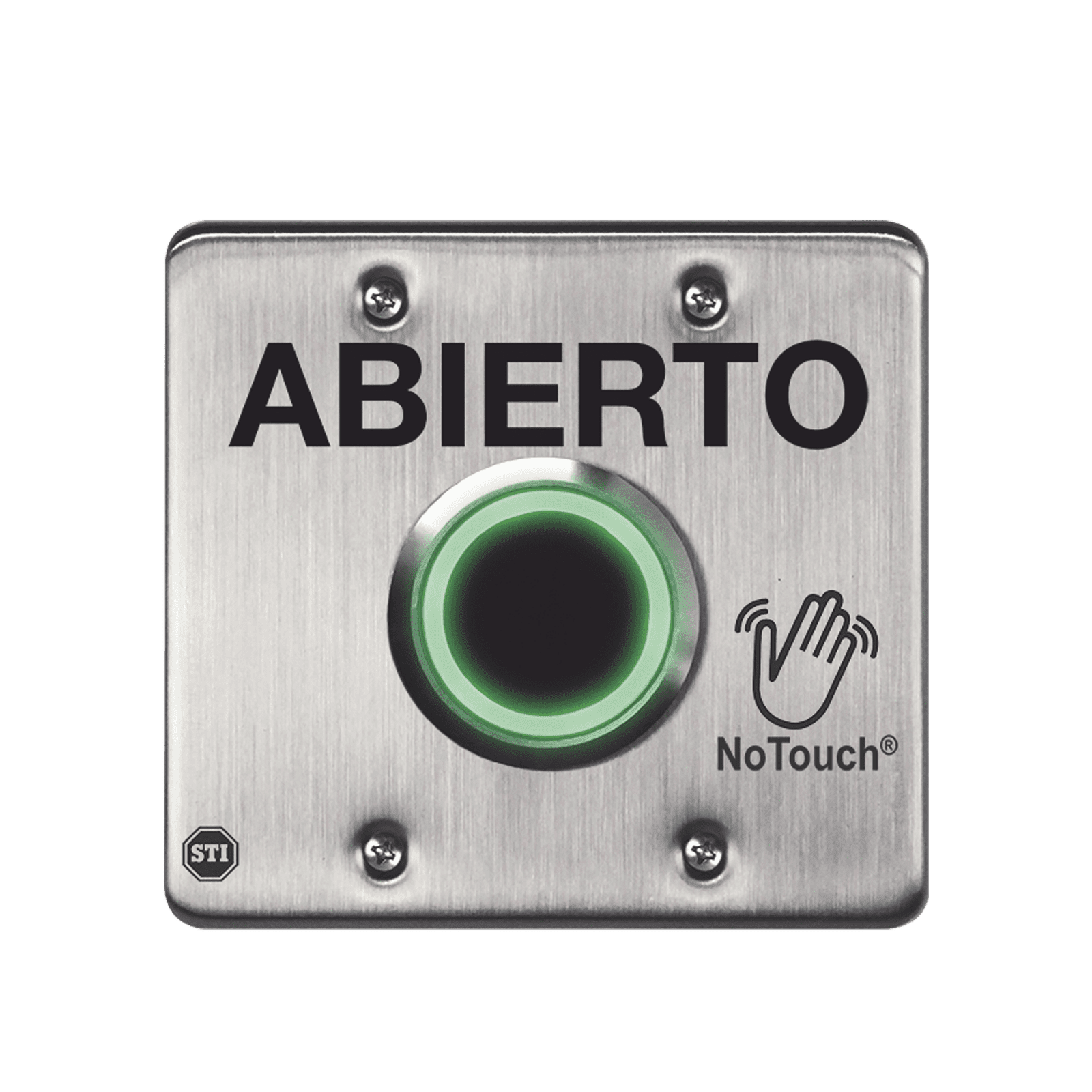 Interruptor IR NoTouch® de Acero Inoxidable, Salida Doble, ABIERTO NT-SS202-ES - STI