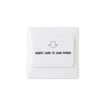 Interruptor de Energía para Habitación de Hotel / Habilita la corriente eléctrica al colocar la llave (tarjeta) de la habitación SWITCHPRO - ZKTECO - AccessPRO