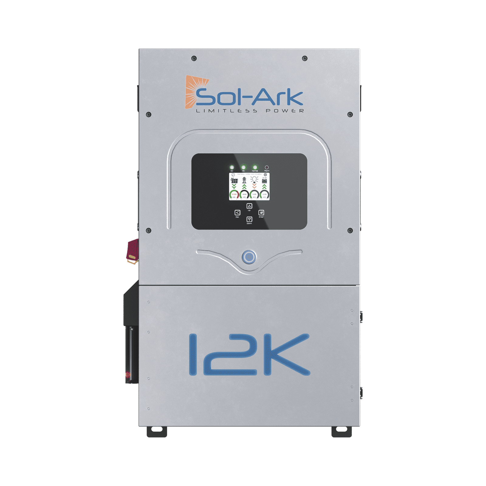 Inversor Hibrido SOL-ARK, 12 Kw, 220 Vcc, Fase Dividida, WIFI incluido, IP65, Entrada de Baterías a 48 Vcc 12K2P - SOL-ARK