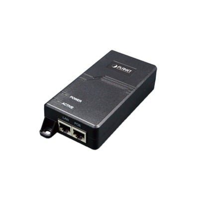 Inyector PoE  IEEE 802.3at, Puertos Gigabit, Hasta 30 W de Salida PoE (Mid-span) POE-163 - PLANET