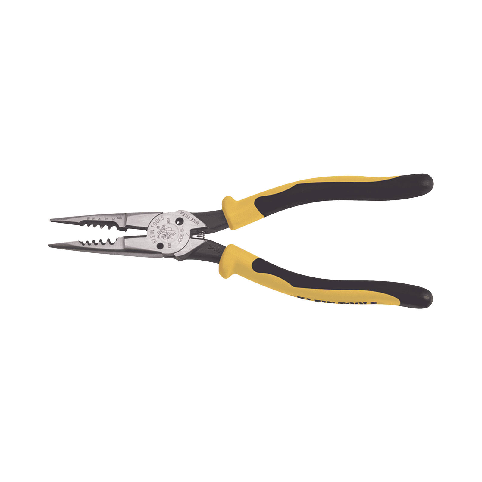 Pinzas Pelacables para  Cable Sólido 8-16 AWG y Cable Trenzado 10-18 AWG; de 8 Pulgadas. J206-8C - KLEIN TOOLS