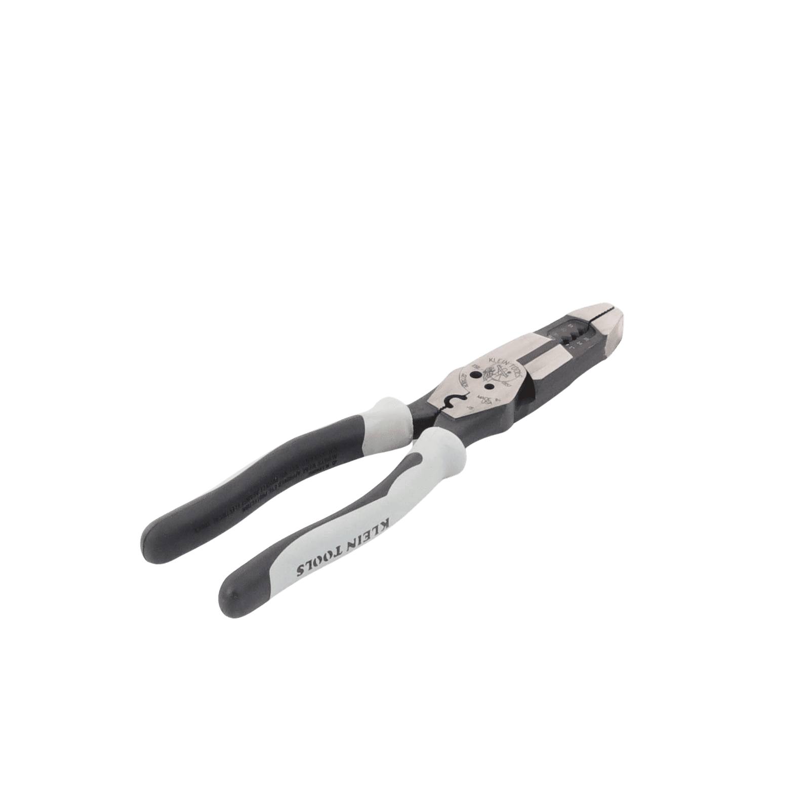 Pinza Híbrida con Ponchadora de 8″. Pela Cable Sólido de 10-14 AWG y Cable Trenzado de 12-16 AWG J215-8CR - KLEIN TOOLS