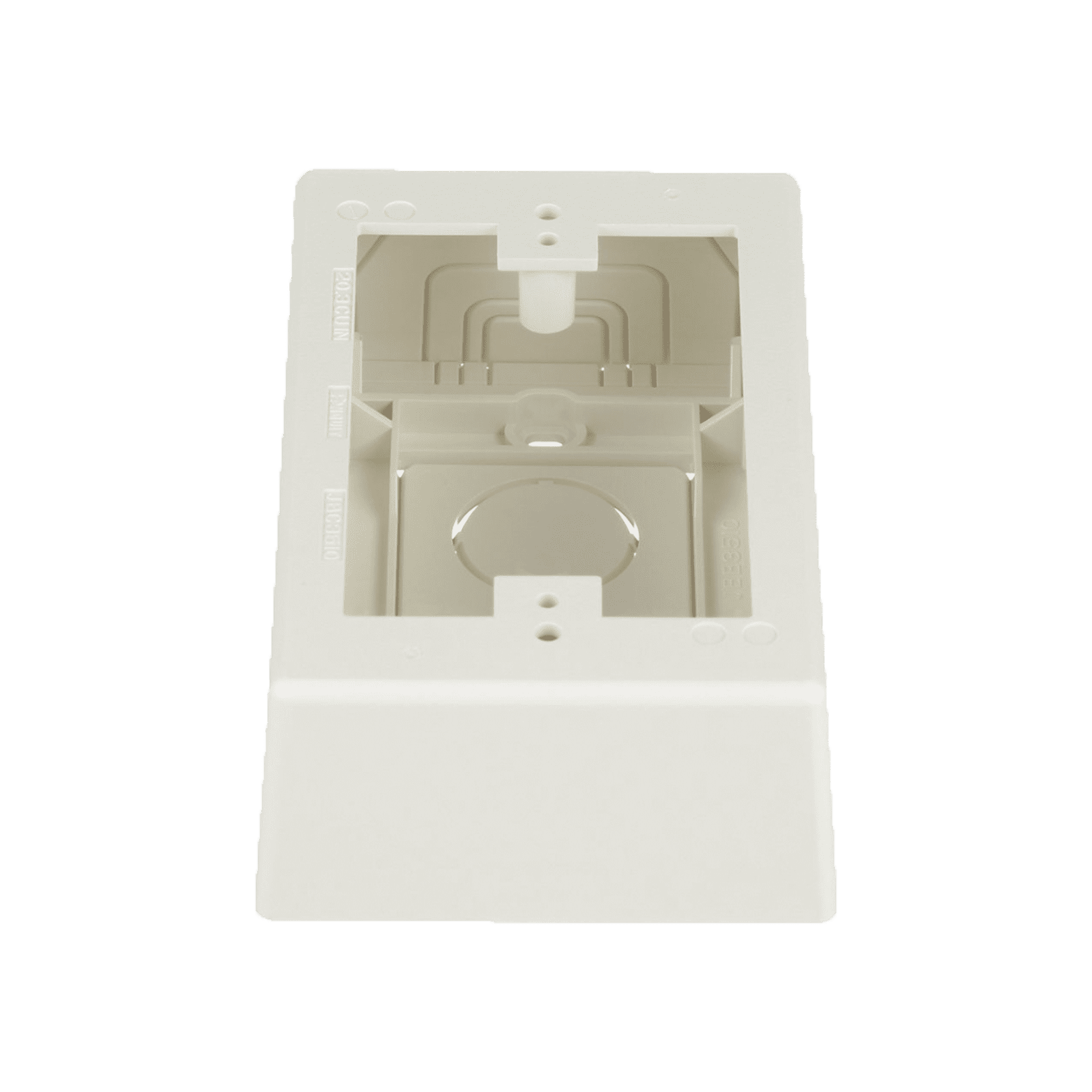 Caja de Pared Superficial, uso Universal con Placas de Pared, Con Cinta Adhesiva, Color Blanco Mate JBX3510IW-A - PANDUIT