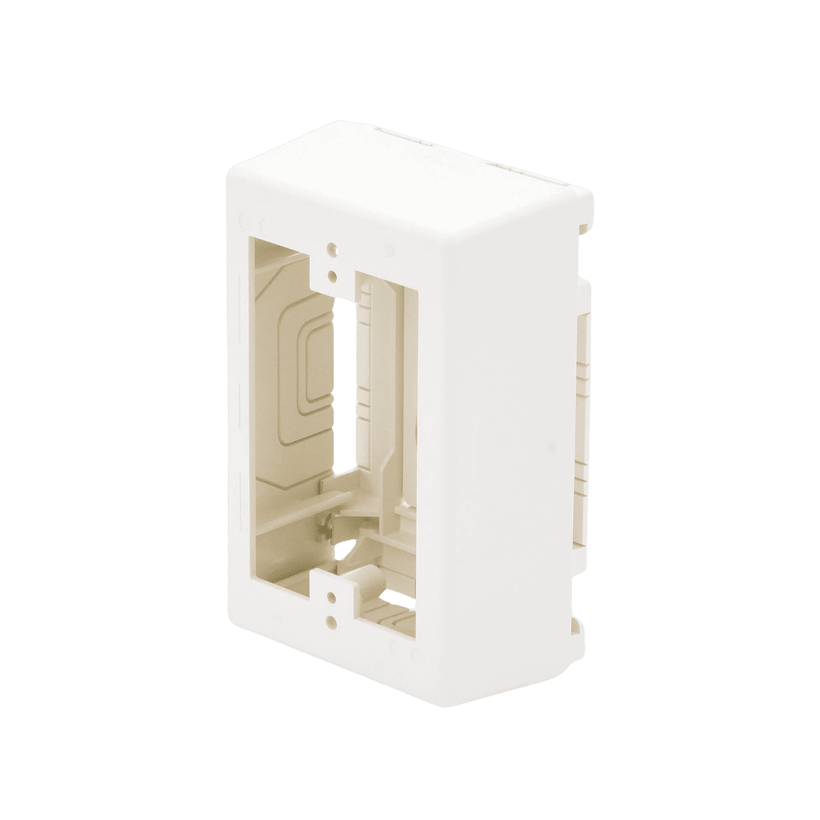 Caja de Pared Superficial, uso Universal con Placas de Pared, Con Cinta Adhesiva, Color Blanco Mate JBX3510IW-A - PANDUIT