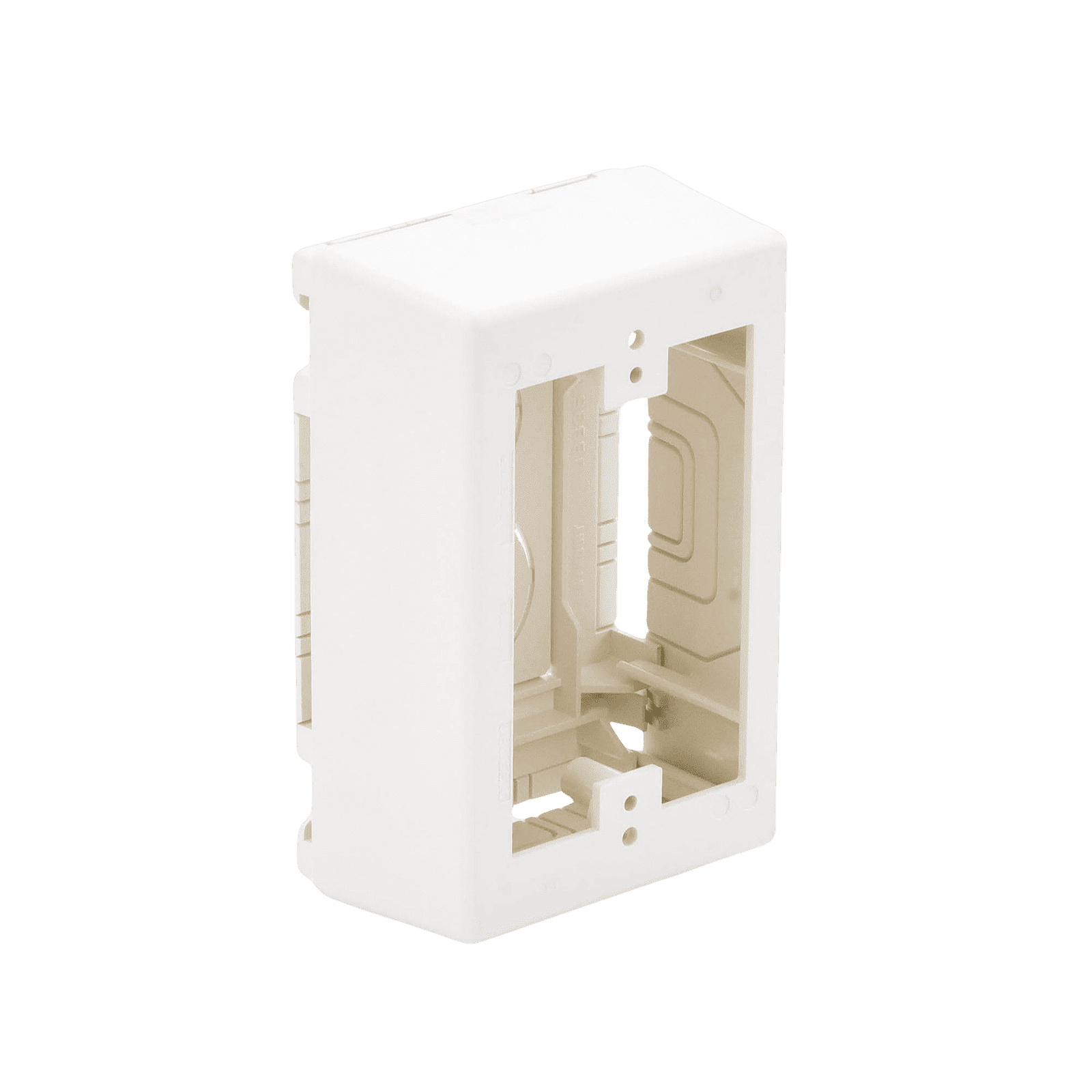 Caja de Pared Superficial, uso Universal con Placas de Pared, Con Cinta Adhesiva, Color Blanco Mate JBX3510IW-A - PANDUIT