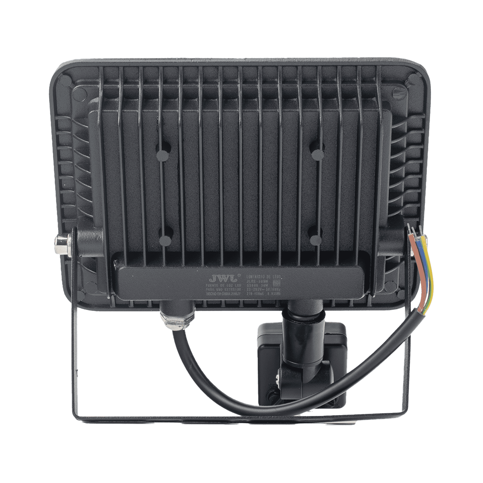 Reflector con Sensor de Movimiento 30 W /164 x 193 mm / 85 – 265 Vca~ 50/60Hz / Ultra delgado / Uso en exterior – interior. JLRE-30SM - JWJ