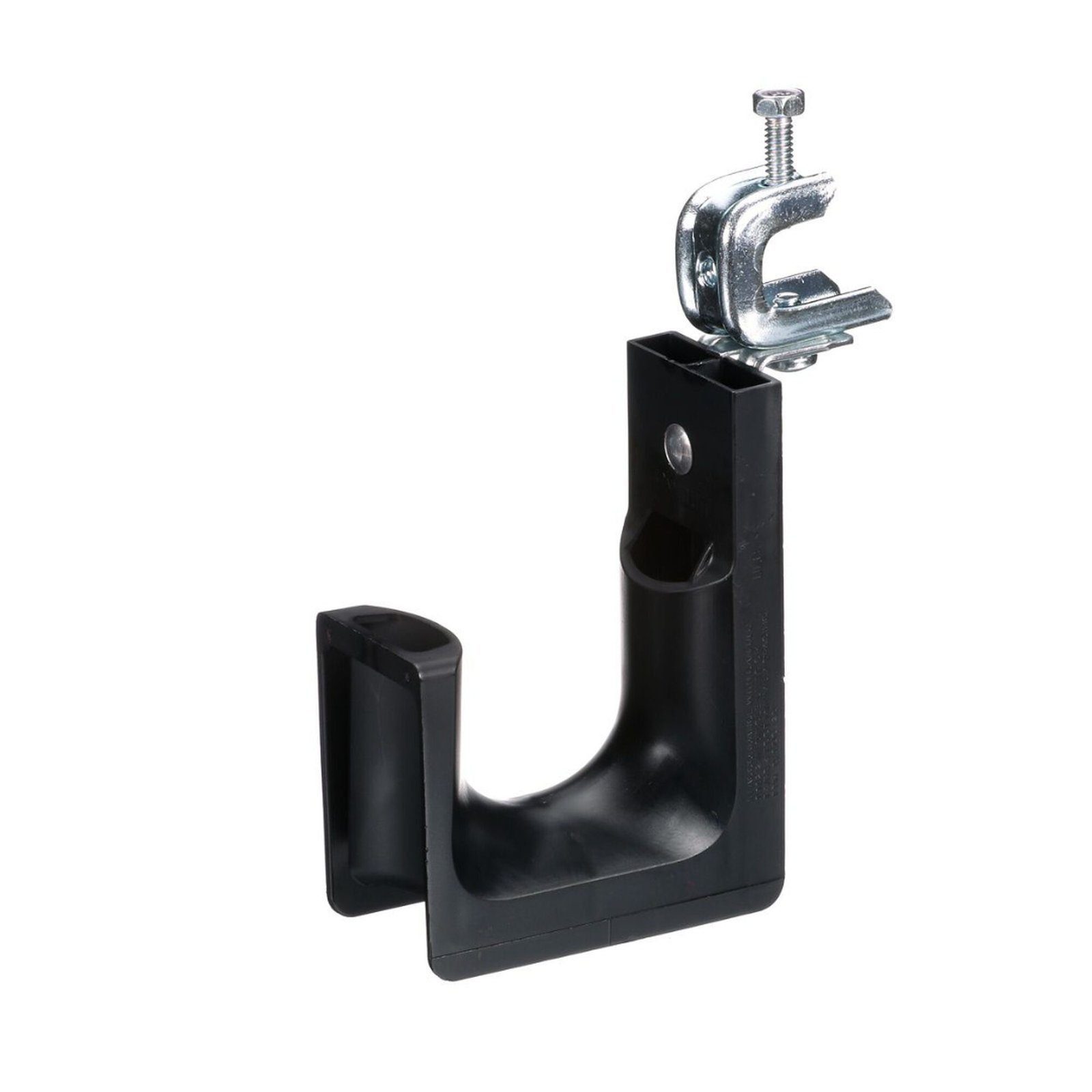 Sujetador STRONGHOLD tipo J (J-Hook), Con Abrazadera de Tornillo para Montaje, Hasta 46 Cables Cat6, Nylon 6.6, Color Negro, 1 pieza JP2SBC50RB-L20 - PANDUIT