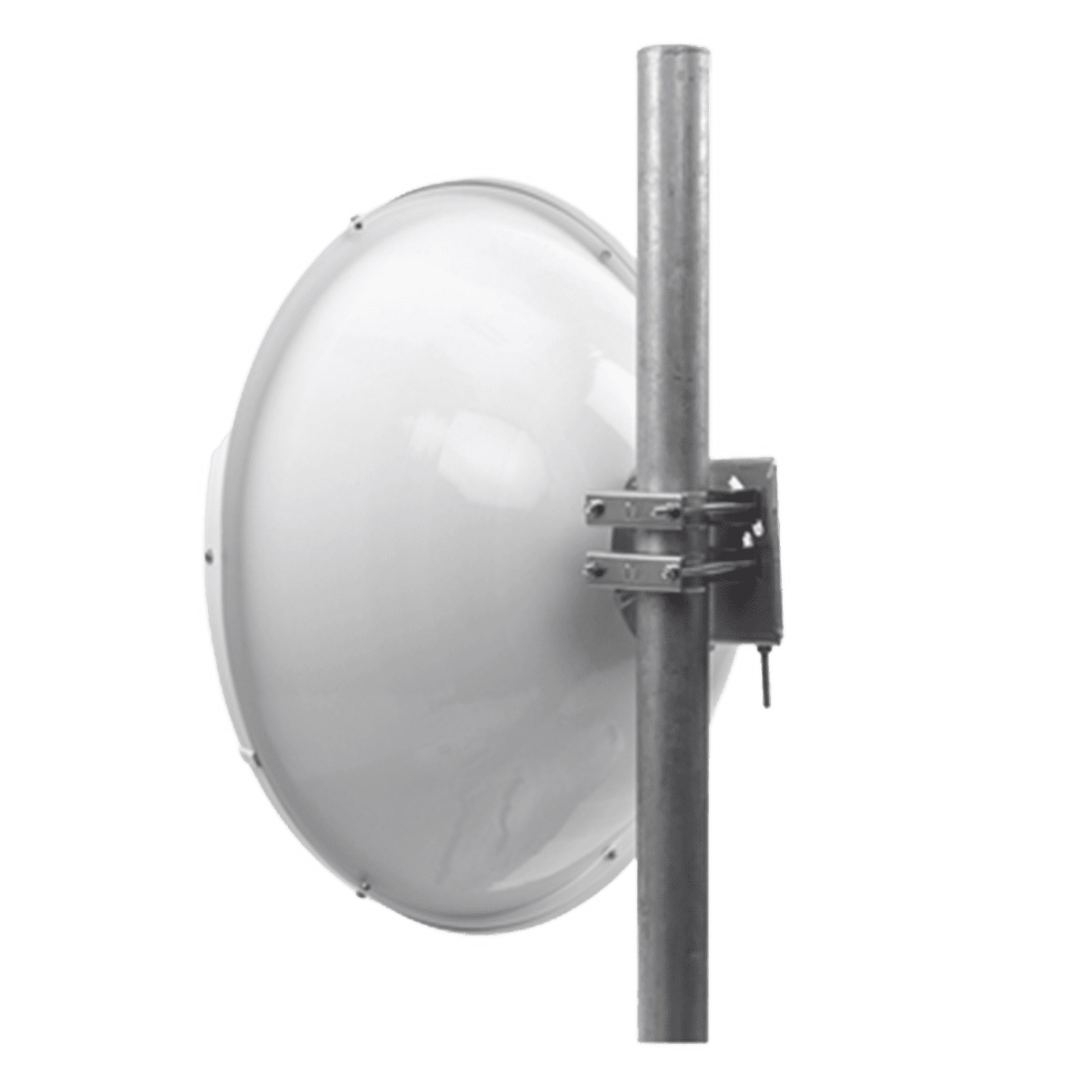 Antena Direccional de Alto Rendimiento/ Parábola profunda para mayor aislamiento al ruido / 29 dBi / 4.9 – 6.4 GHz / Conector de guía de onda para radios B5x y C5x / Fácil Montaje y Soporte de acero inoxidable / Radomo Incluido JRC29DMCB5X 221912 - JIROUS