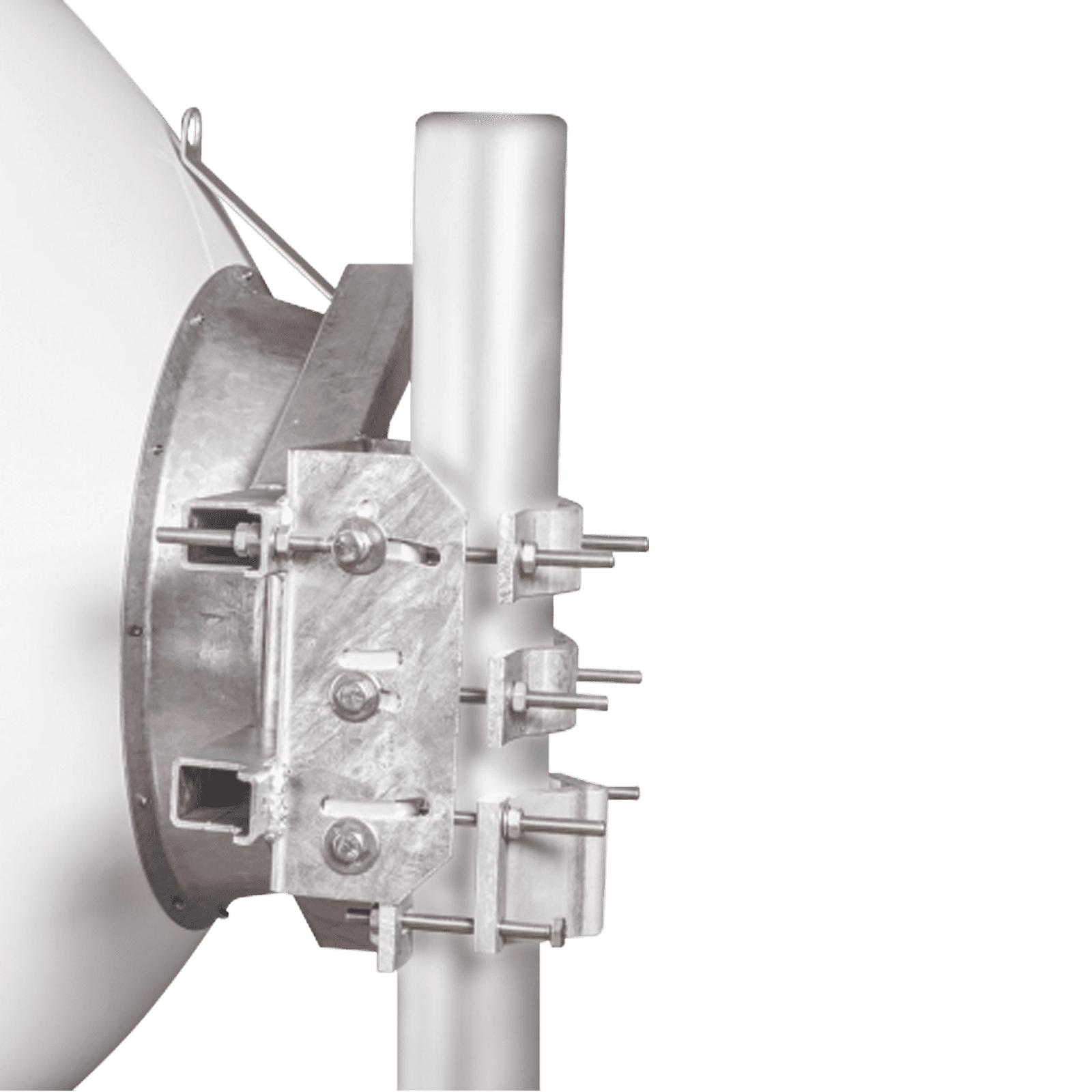Antena Direccional de Alto Rendimiento/ Parábola profunda para mayor aislamiento al ruido  / 3 ft / 4.9 a 6.1 GHz / Ganancia de 32 dBi / Soporte de acero inoxidable / polaridad en 90 ° y 45 ° / Incluye montaje. JRC-32DD-DUPLEXPRE - JIROUS