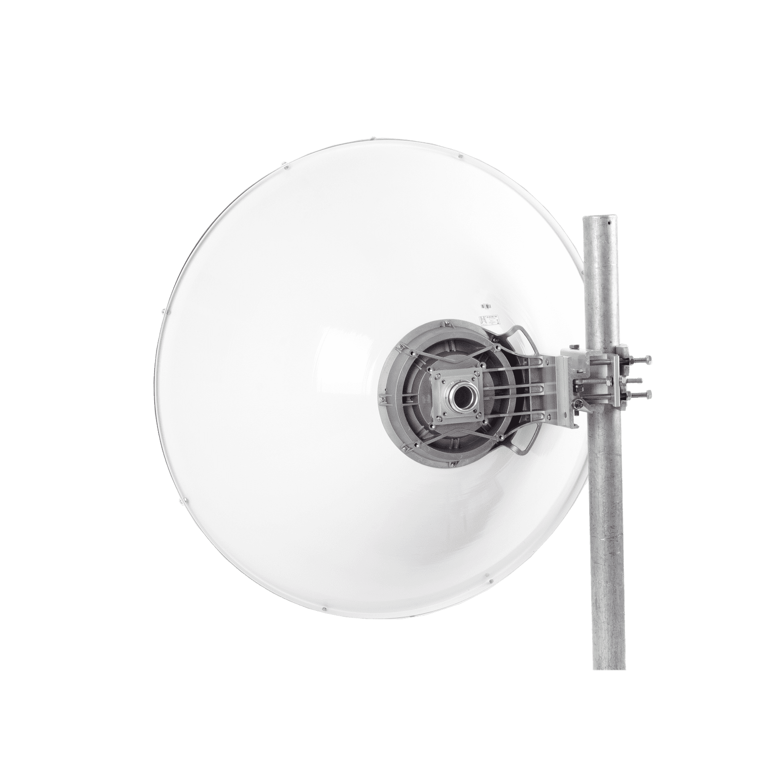 Antena Direccional de Alto Rendimiento/ Parábola profunda para mayor aislamiento al ruido/ Conector guía de onda para radio C5x y B5x / 3 ft / 4.9 a 6.4 GHz / Ganancia de 32 dBi / Soporte de acero inoxidable / Incluye montaje. JRC32DMCB5X 221918 - JIROUS