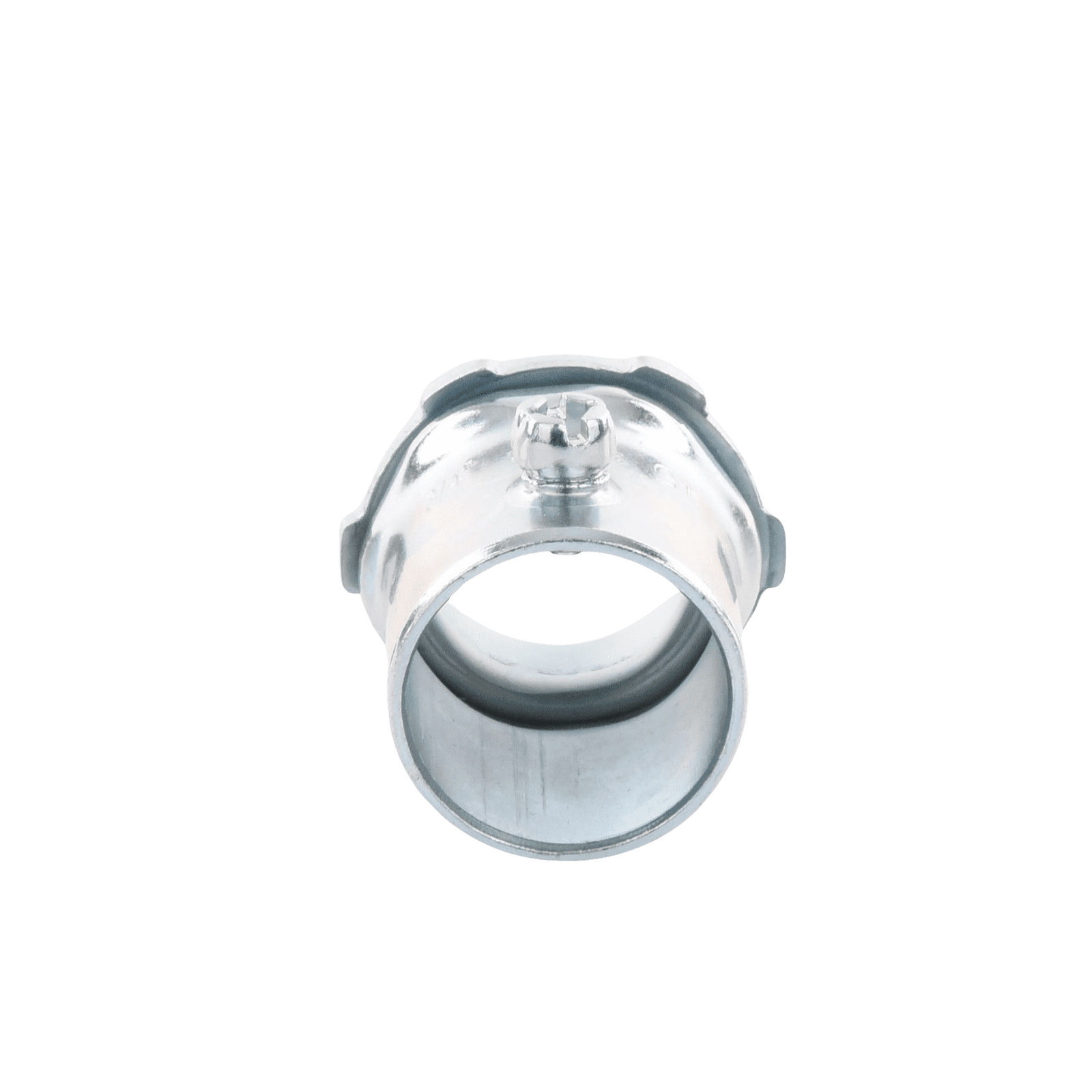 Conector 1″ (25mm) pared delgada con tornillo tipo americano galvanizado etiqueta verde JU-PD-100-CON - JUPITER