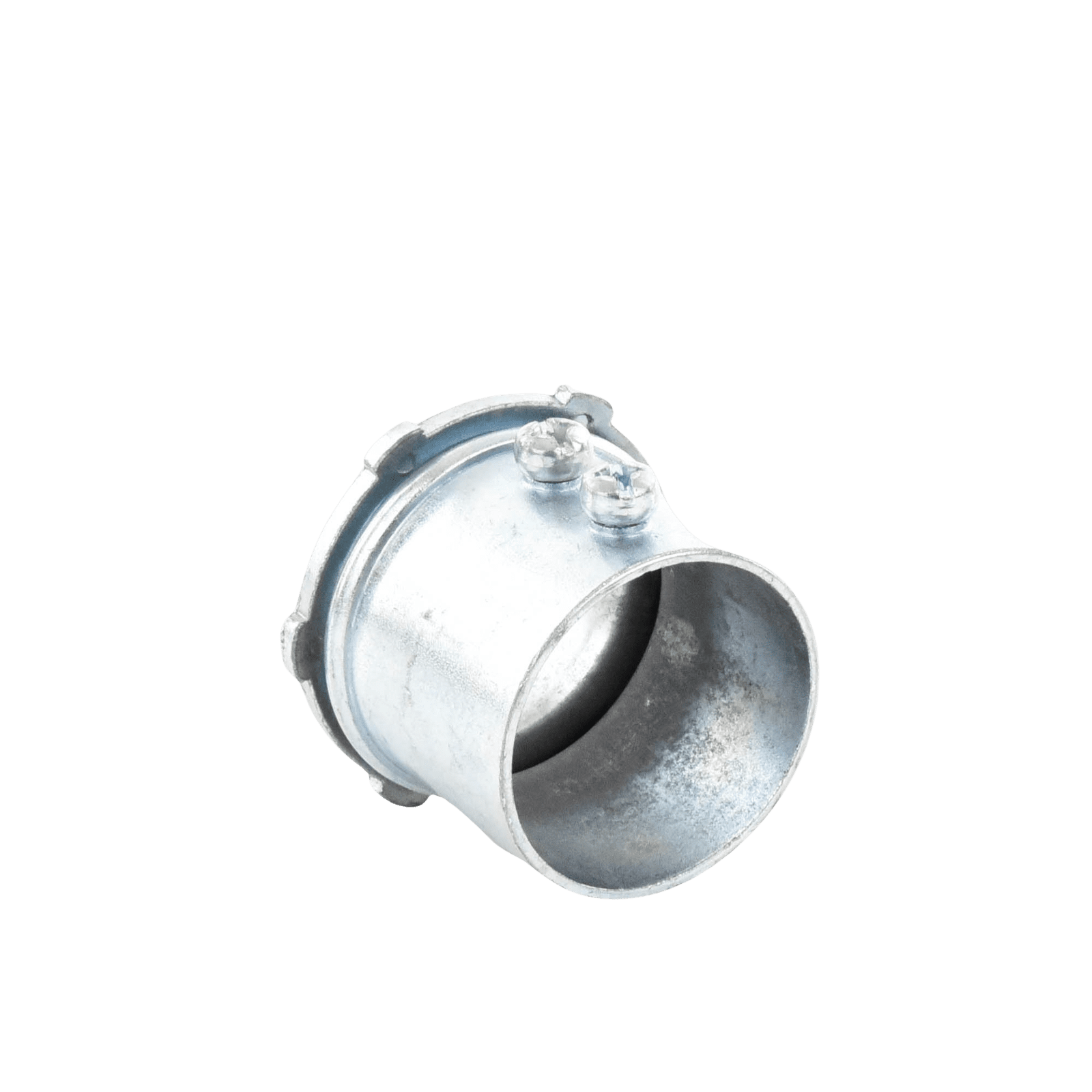 Conector 3/4″ (19mm) pared delgada con tornillo tipo americano galvanizado etiqueta verde JU-PD-34-CON - JUPITER