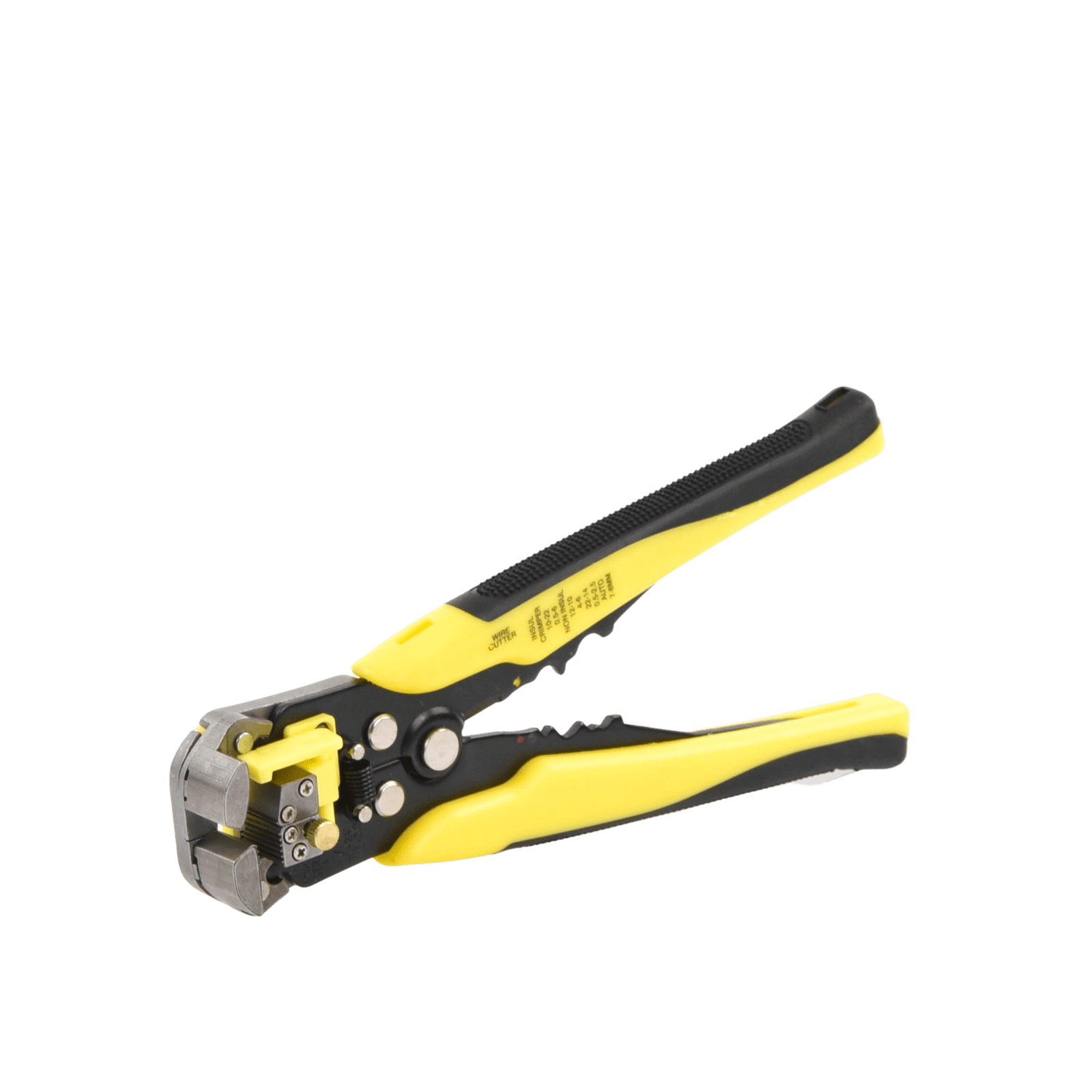 Pinza multifuncional Pelacables, con terminal de pestaña, prensado automático de color amarillo. JX-1301 - EPCOM POWERLINE