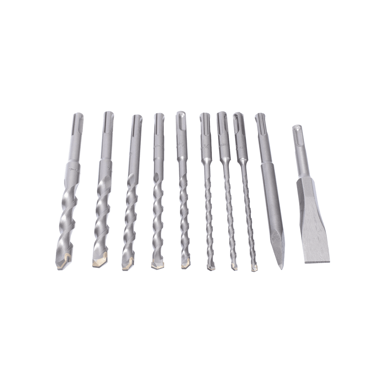 Juego con 10 piezas de brocas y cinceles SDS PLUS D-45820 - MAKITA
