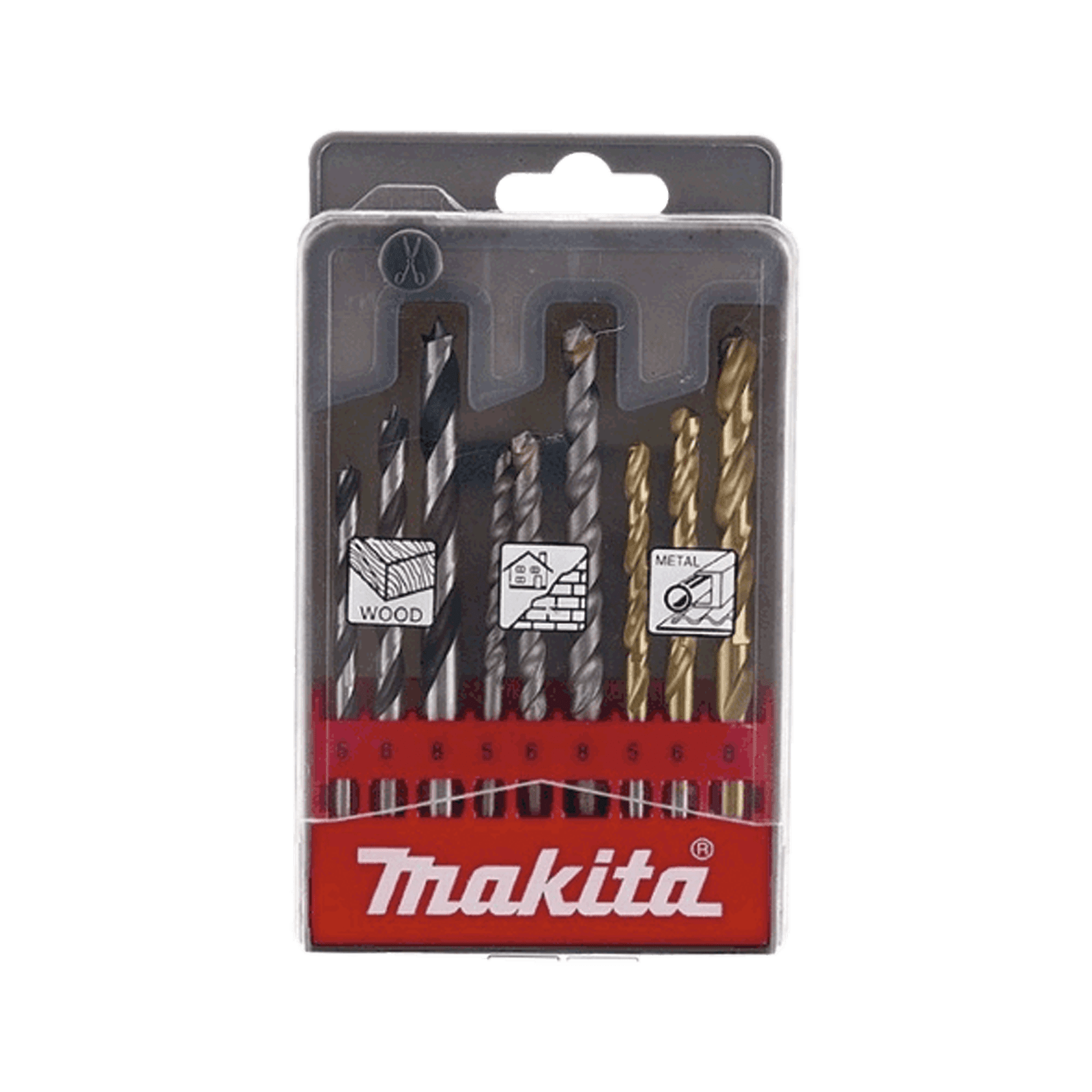 Juego con 9 piezas de brocas D71984 - MAKITA