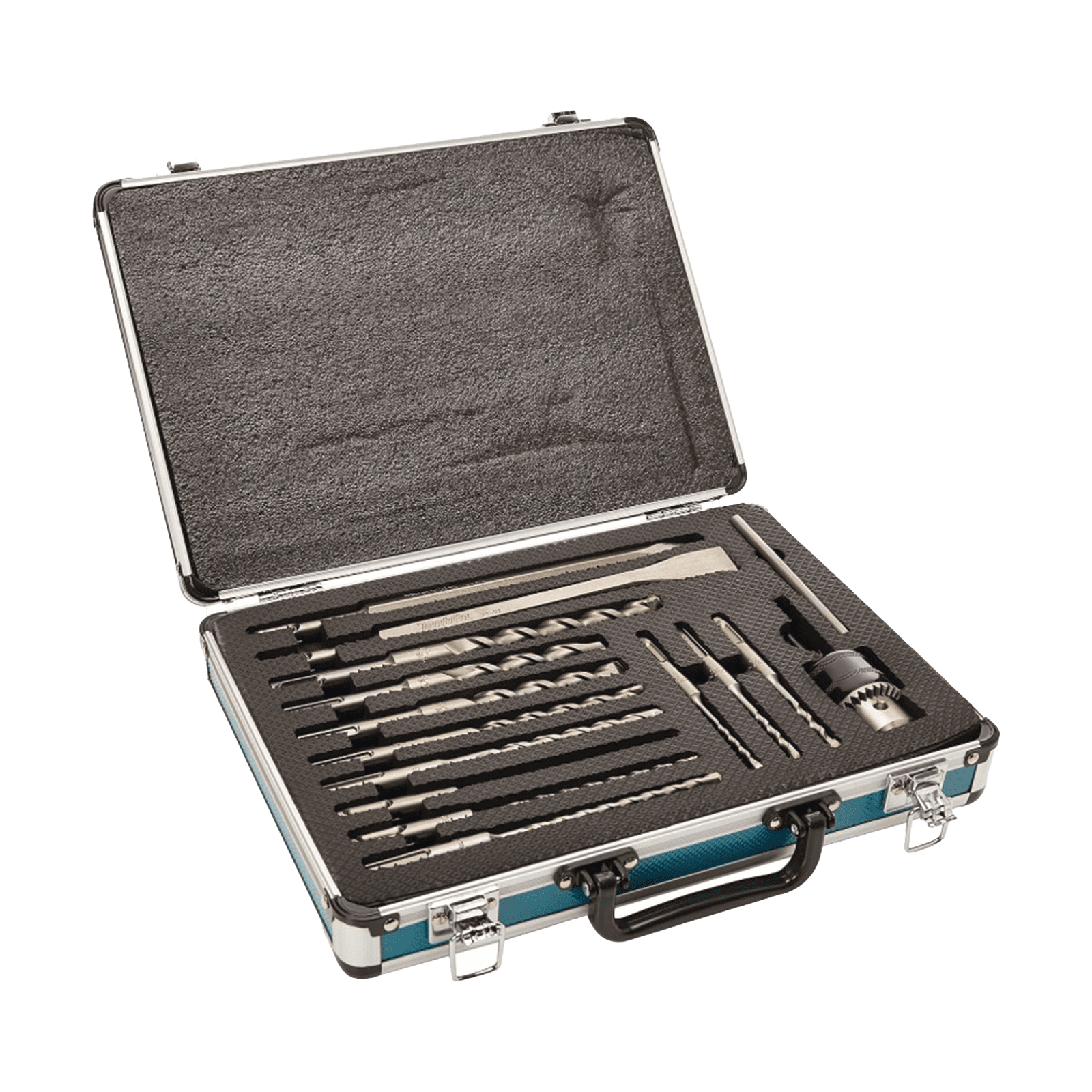 Juego de 14 piezas de Brocas, Cinceles y Broquero SDS Plus Makita D-71205 - MAKITA