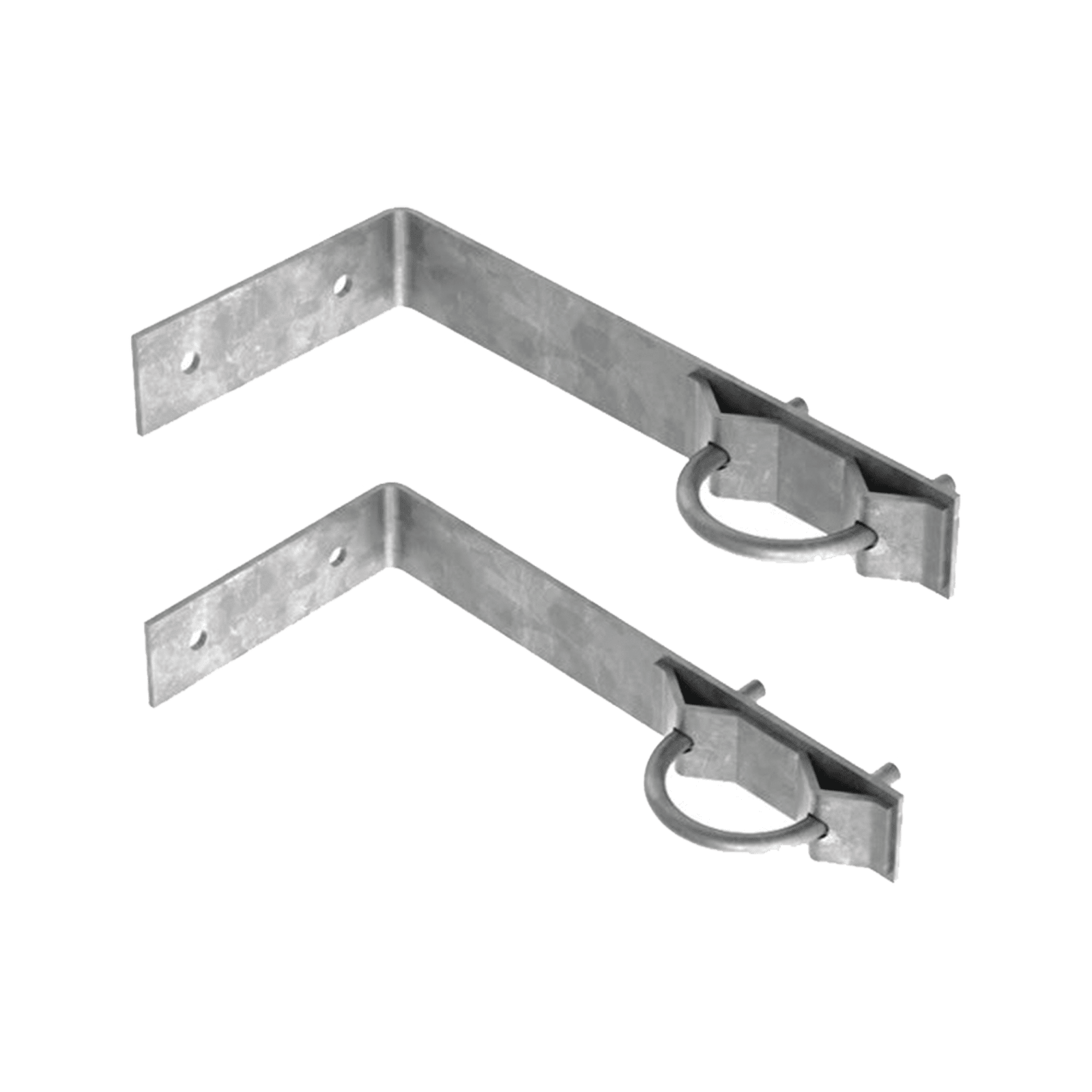 Juego de 2 Herrajes de Pared para Sujeción de Mástil (1-1/4″ a 2″) SMR-PH - SYSCOM TOWERS