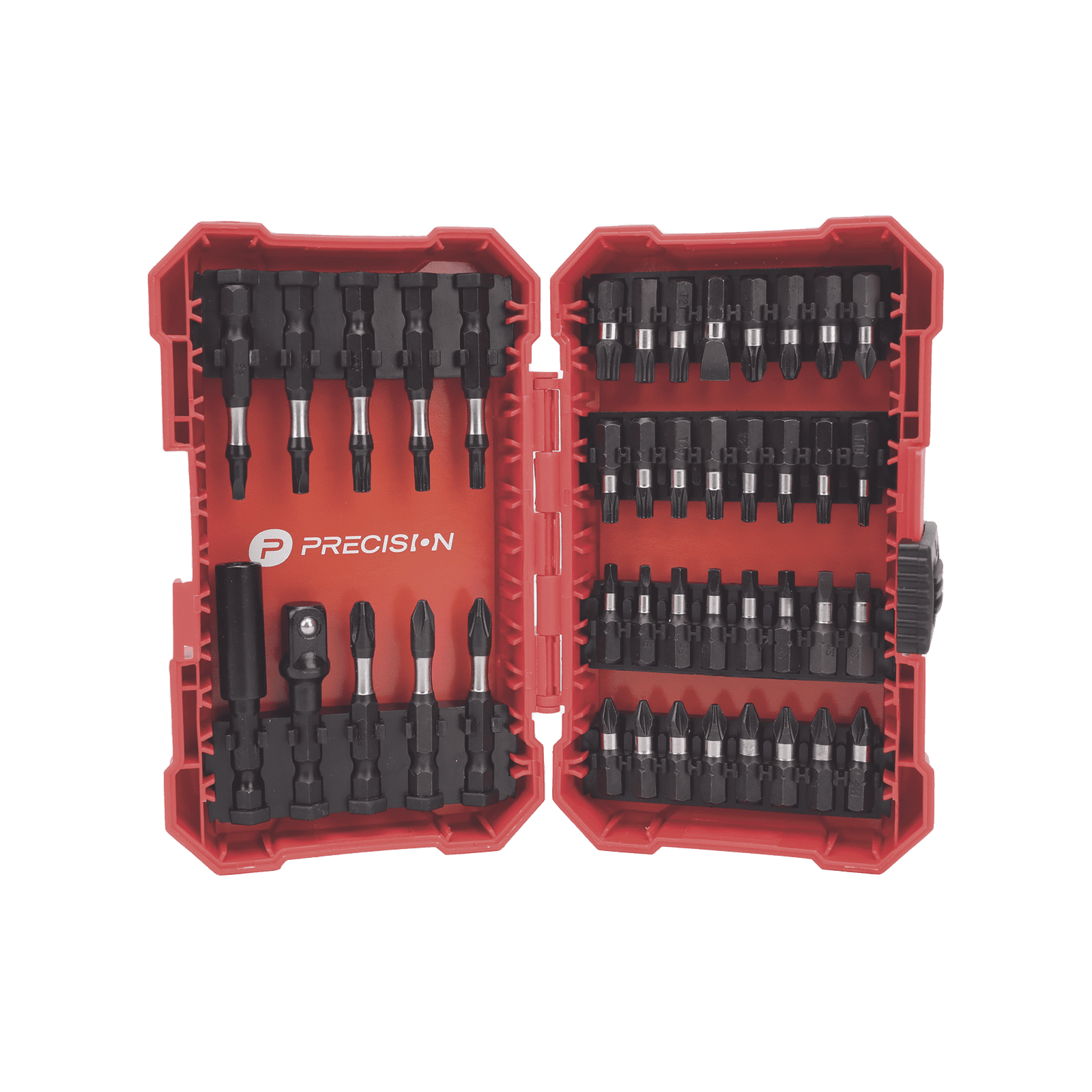 Juego de 42 Puntas para Taladro + Estuche (Entrada Hex. 1/4″) PST-C010-01 - PRECISION