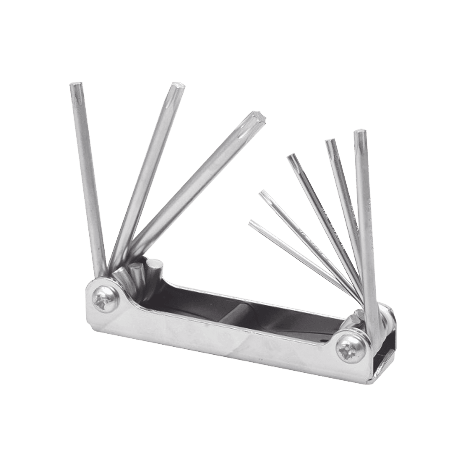 Juego de 8 llaves hexagonales Torx® tipo navaja, estuche metálico. SYS-ALLFTN8 - SURTEK