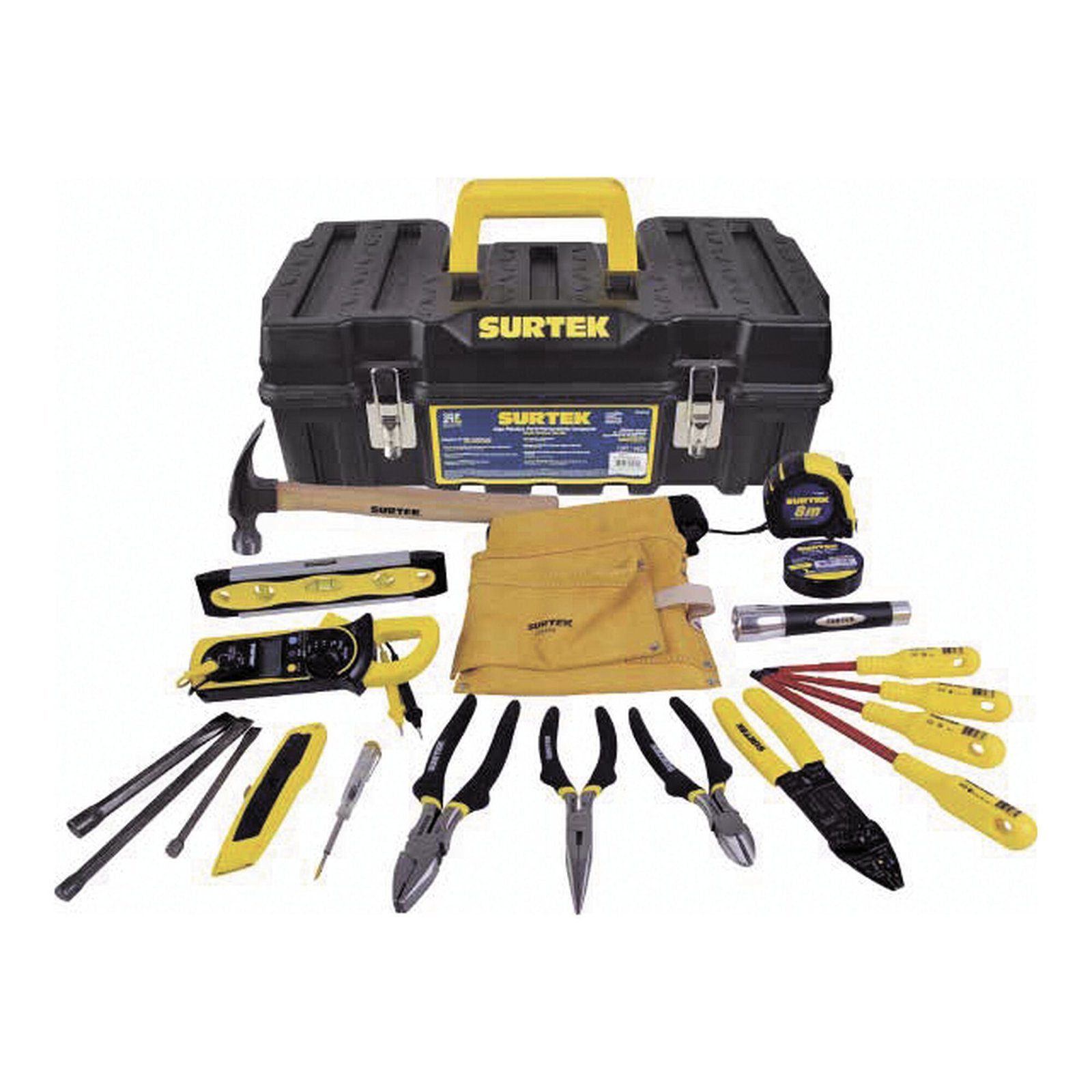Juego de Herramientas con 21 pzas. Aplicación Electrico. SYS125411 - SURTEK