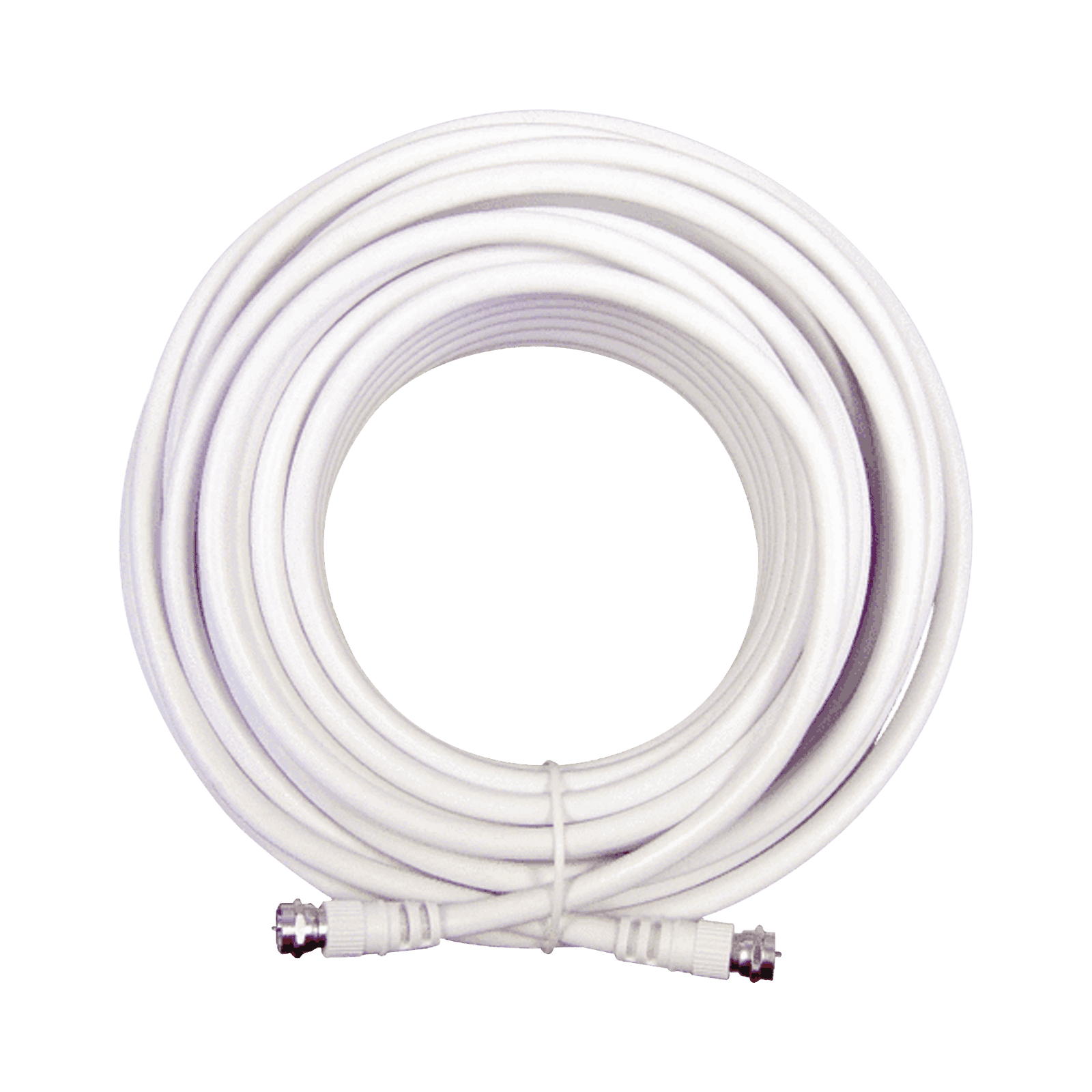 Jumper Coaxial con Cable Tipo RG-6 en Color Blanco de 15.24 Metros de Longitud y Conectores F Macho en Ambos Extremos. 75 Ohm de Impedancia. 950-650 - WILSONPRO / WEBOOST