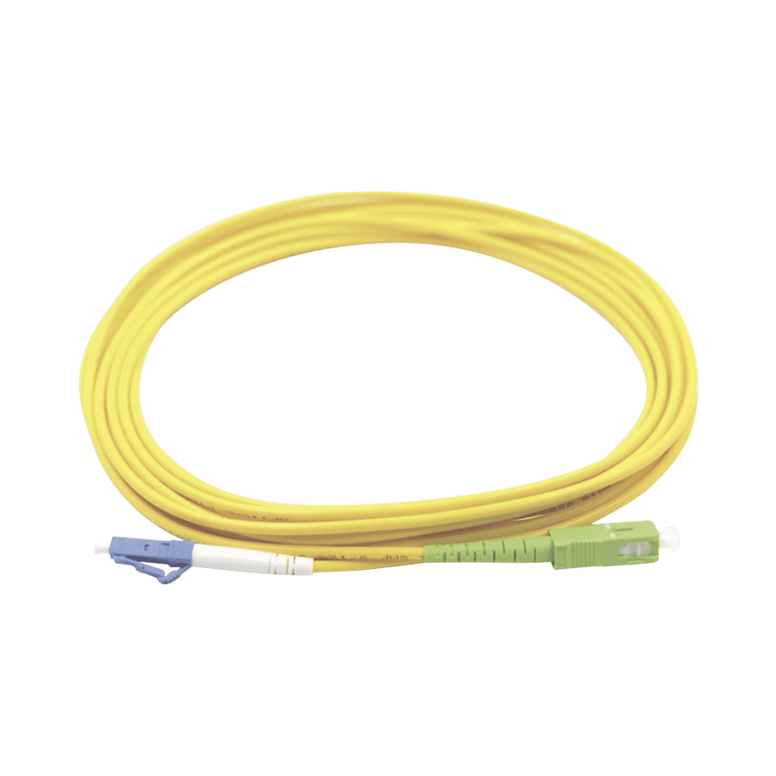 Jumper de Fibra Óptica Monomodo LC/UPC SC/APC Simplex, color amarillo 1 metro LP-FO-LCU-SCA-01 - LINKEDPRO BY EPCOM