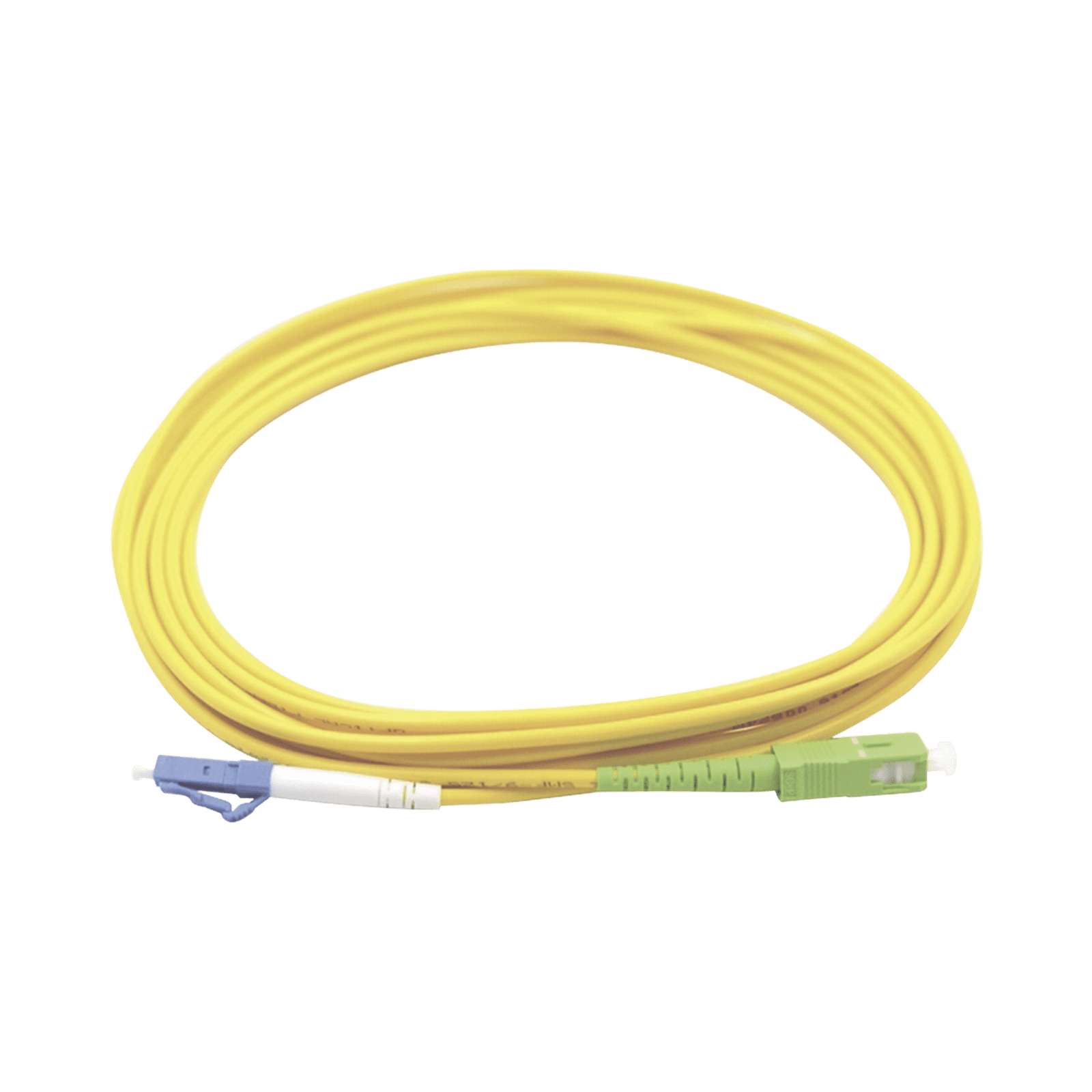 Jumper de Fibra Óptica Monomodo LC/UPC-SC/APC Simplex, color amarillo 3 metros LP-FO-LCU-SCA-03 - LINKEDPRO BY EPCOM