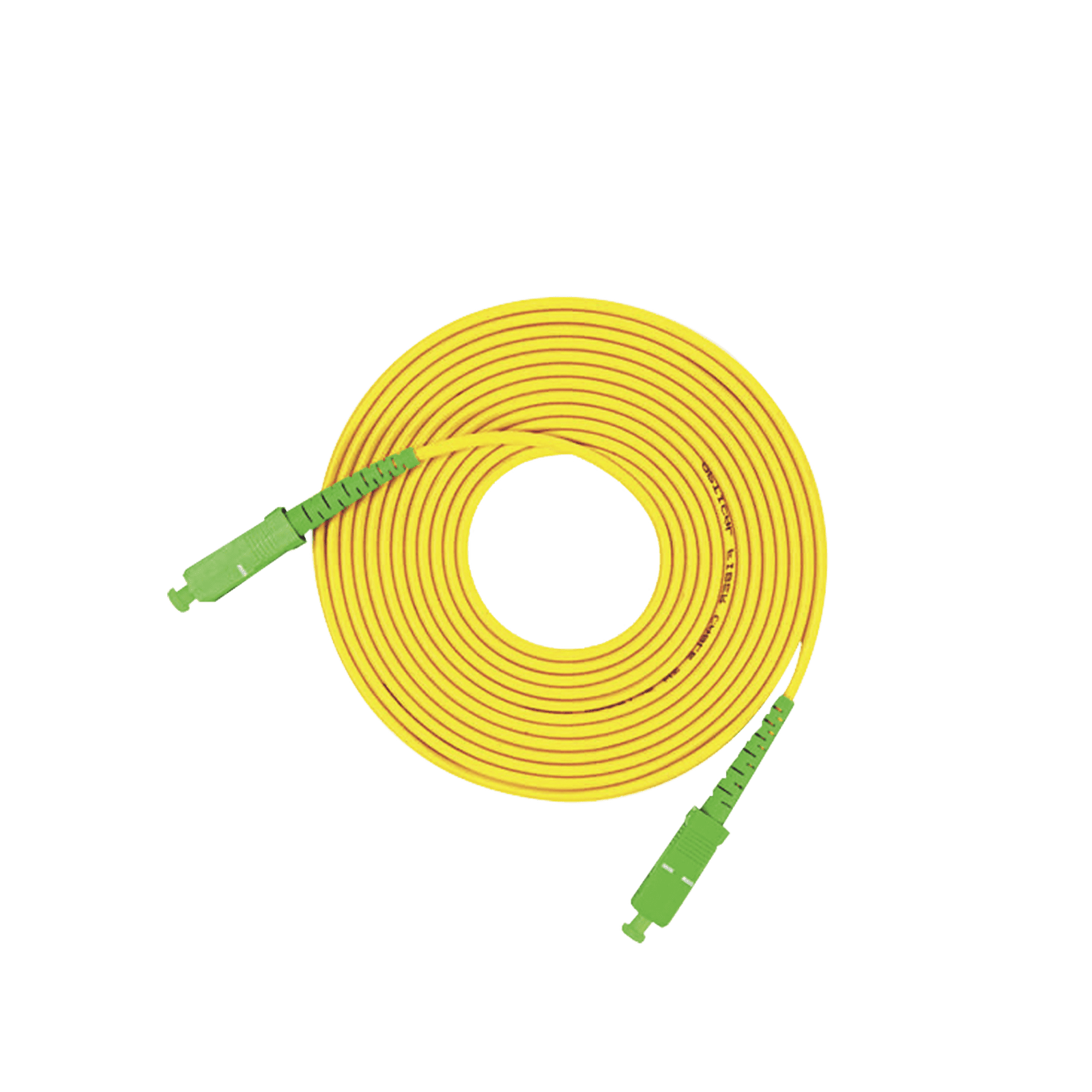 Jumper de Fibra Óptica Monomodo SC/APC-SC/APC Simplex, color amarillo, 3 metros LP-FO-SCA-SCA-03 - LINKEDPRO BY EPCOM