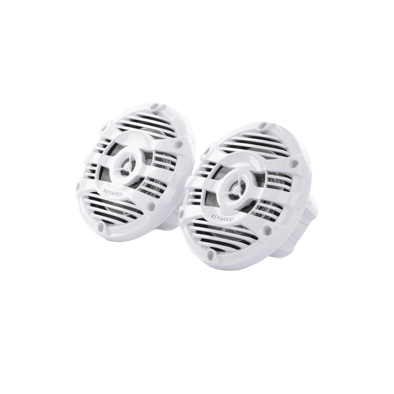Par de altavoces fabricados en grado marinos en color blanco de 6.5″ potencia máxima de 150 W KFC-1653MRW - JVC KENWOOD