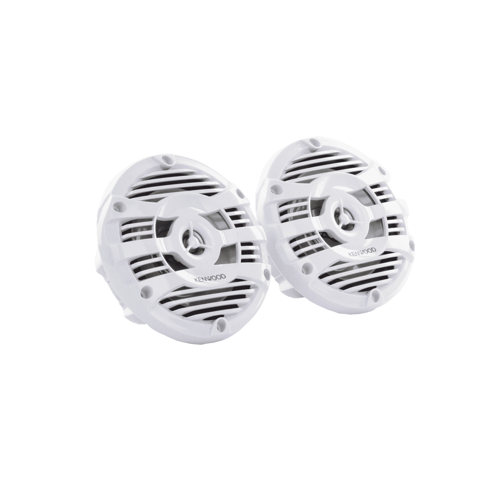 Par de altavoces fabricados en grado marinos en color blanco de 6.5″ potencia máxima de 150 W KFC-1653MRW - JVC KENWOOD