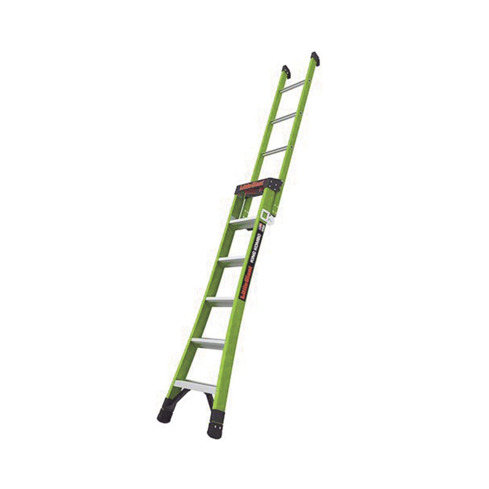 Escalera de Tijera 3 en 1 de 1.8 Metros, Fibra de Vidrio (SKU13906-001). Hecha en E.U.A. (Versión 2.0) KING-KOMBO2-6IA-AC - Little Giant Ladder Systems