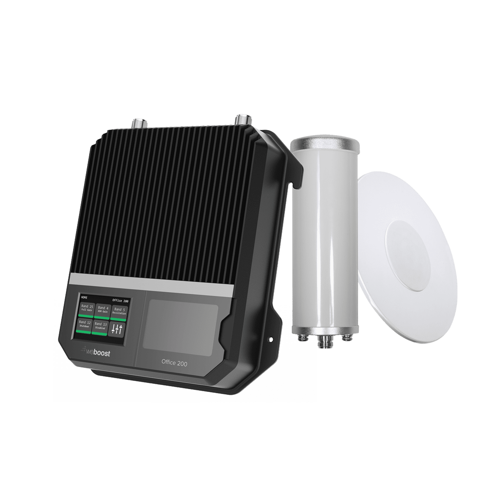 KIT Amplificador de señal celular 4G LTE, 3G y VOZ. Especial para cubrir áreas de hasta 1600 m² por ser de grado comercial e industrial. Soporta múltiples operadores, tecnologías y usuarios. 531-047 - WILSONPRO / WEBOOST