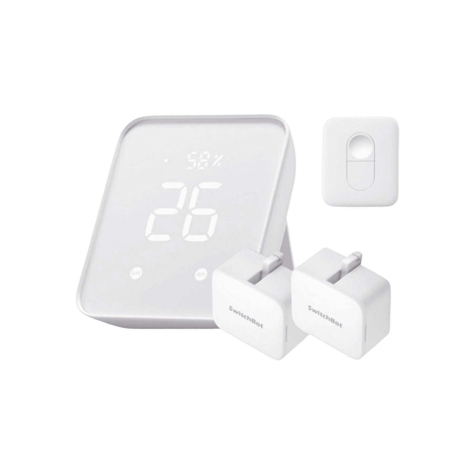 KIT Controlador HUB principal para dispositivos SwitchBot, Señal Wifi y BLUETOOTH, incluye 2 pulsadores y 1 control remoto SWITCHBOTKHBR - SWITCHBOT