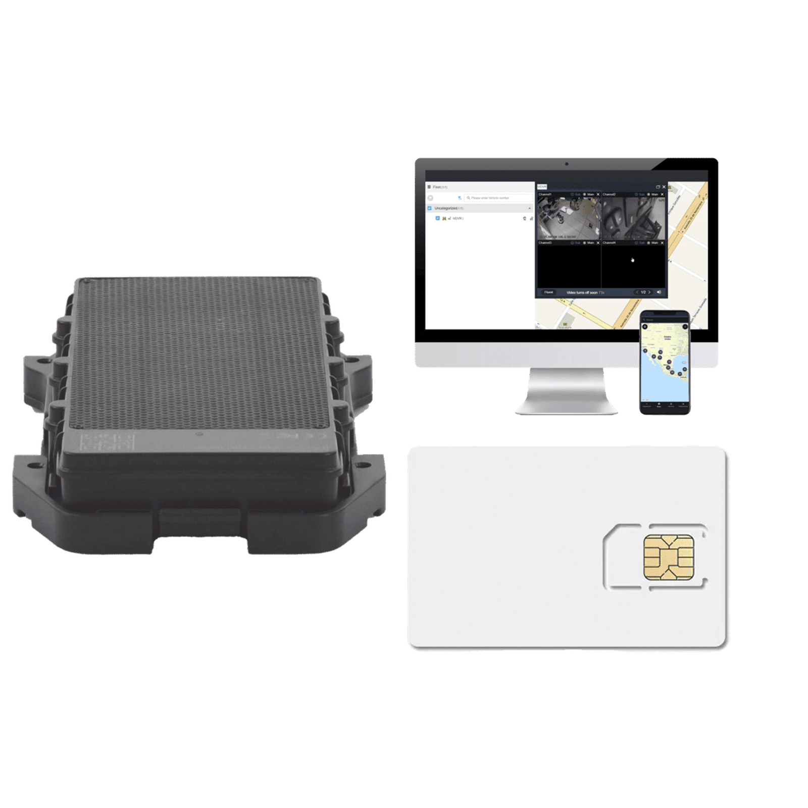 KIT Localizador 4G con carga solar / Semiautónomo / Rastreo de contenedores / Cajas de tráiler / Alarma de sabotaje audible / Incluye Licencia vitalicia EPCOMGPSCODE y SIM de datos SIM500MB2Y LL303KIT2 - CONCOX