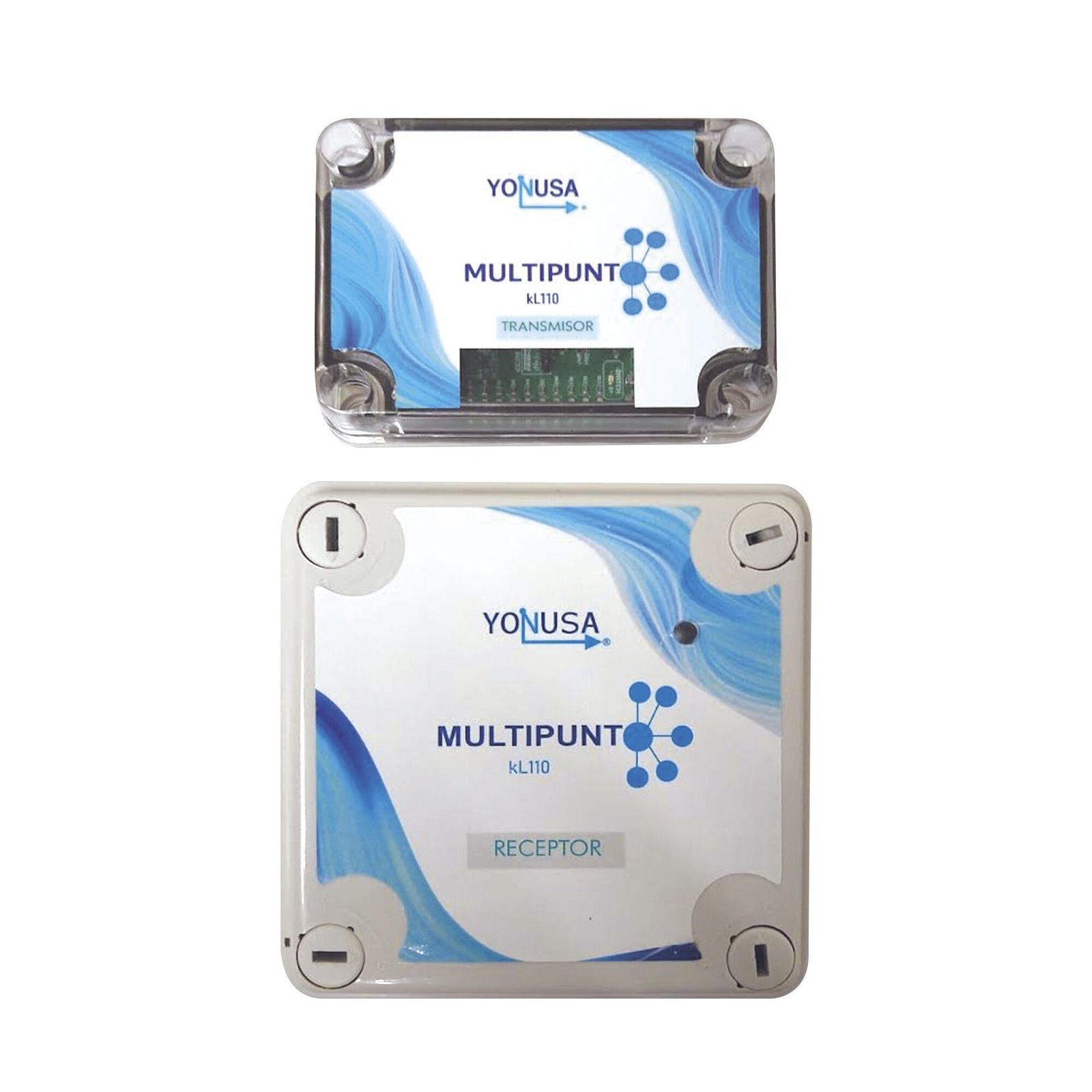 KIT Transmisor / Receptor Inalámbrico para KLT110 / 1 KM Linea de Vista / Multi-Punto Soporta 10 Equipos KL110 - YONUSA