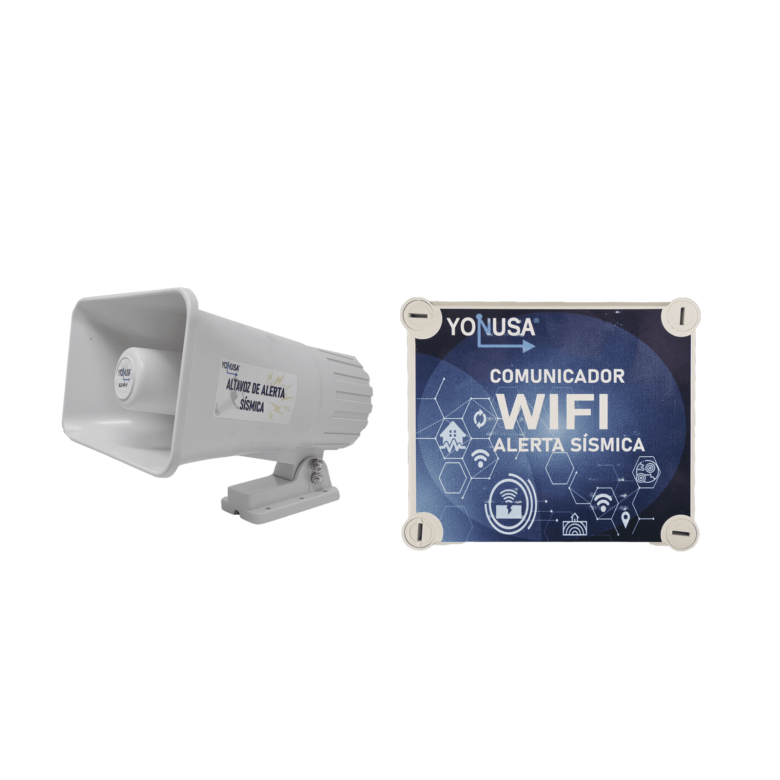 KIT de Alertamiento SISMICO con Audio Oficial SASMEX por WIFI YKIT-SISMICO-WIFI - YONUSA